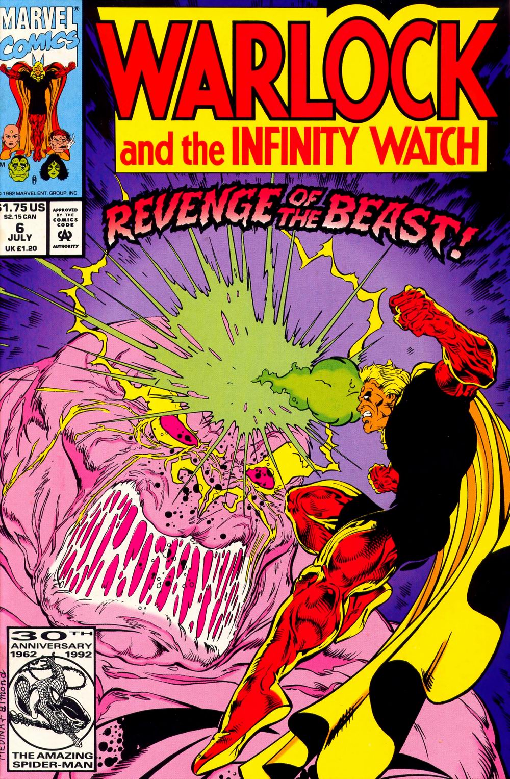 Read online Warlock and the Infinity Watch comic -  Issue #6 - 1