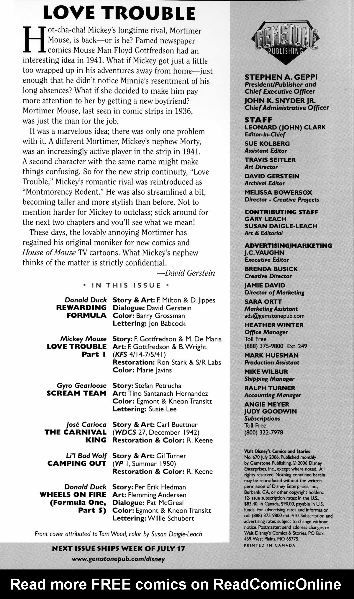 Read online Walt Disney's Comics and Stories comic -  Issue #670 - 2