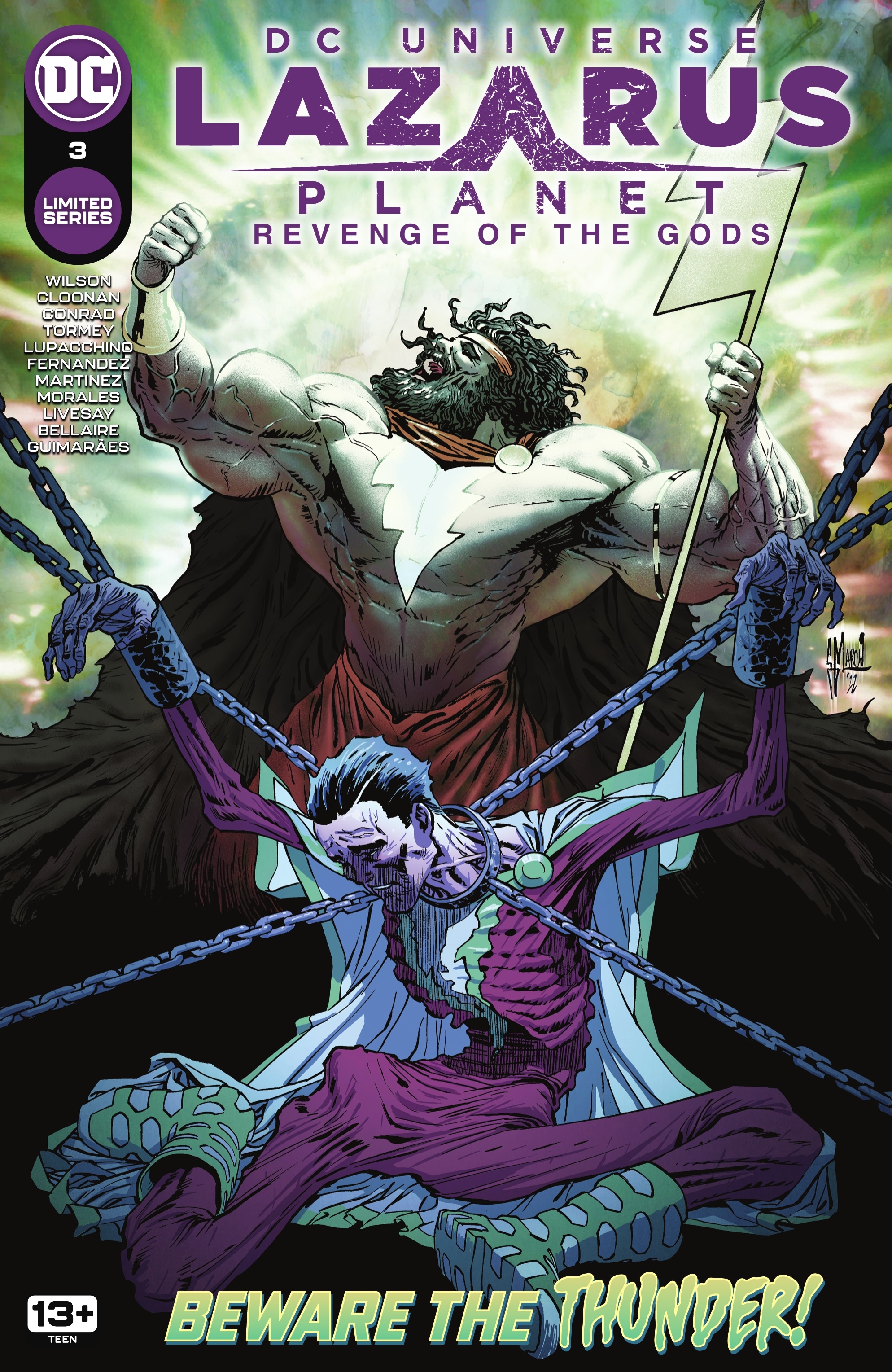 Read online Lazarus Planet: Revenge of the Gods comic -  Issue #3 - 1