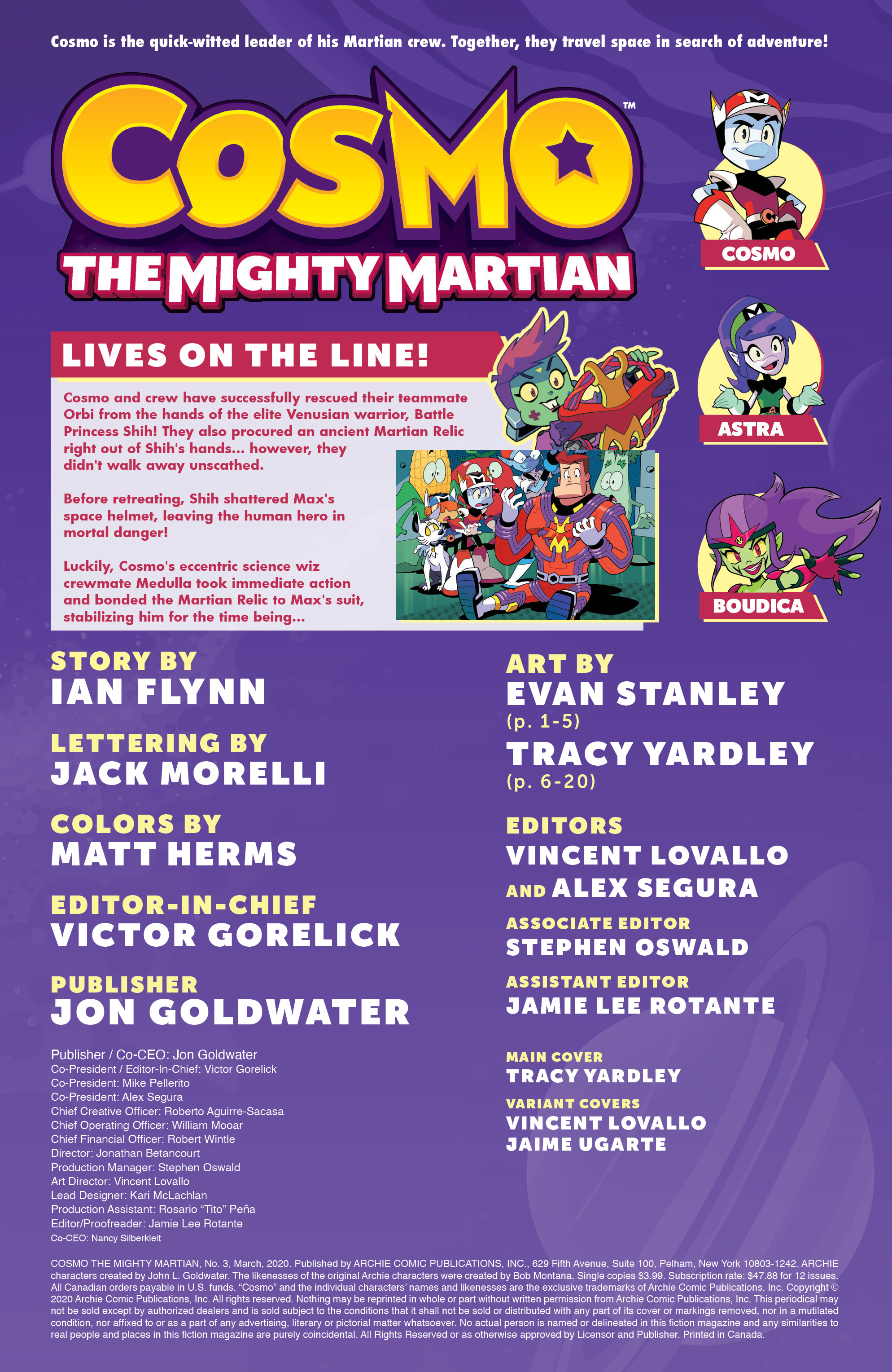 Read online Cosmo: The Mighty Martian comic -  Issue #3 - 2