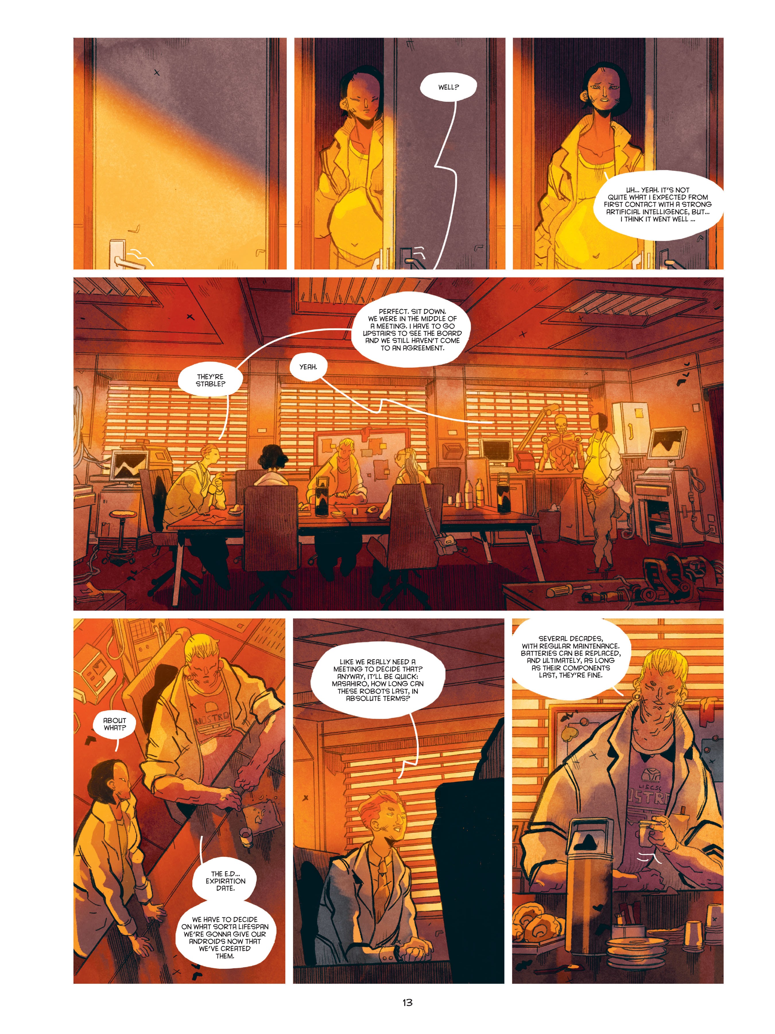 Read online Carbon & Silicon (2021) comic -  Issue #1 - 13