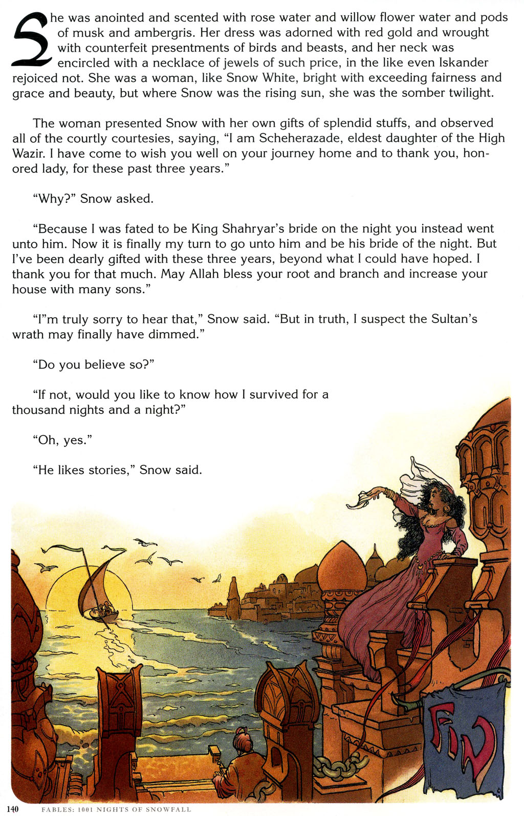 Read online Fables: 1001 Nights of Snowfall comic -  Issue # Full - 140