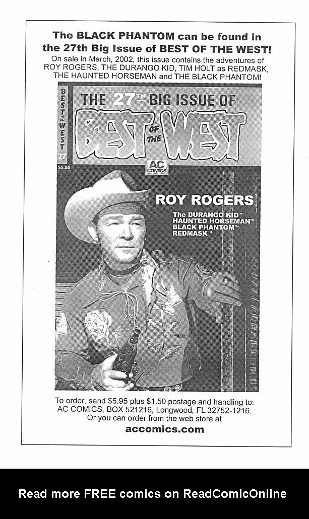 Read online The Return of the Black Phantom comic -  Issue # Full - 18