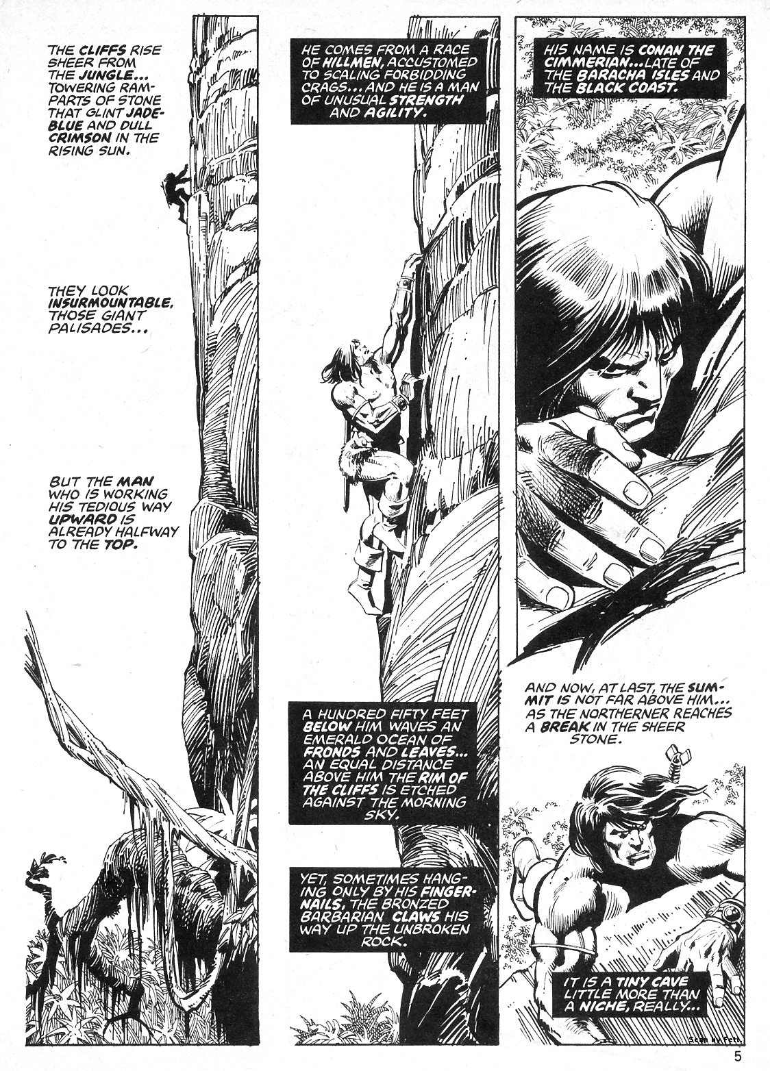 Read online The Savage Sword Of Conan comic -  Issue #25 - 5