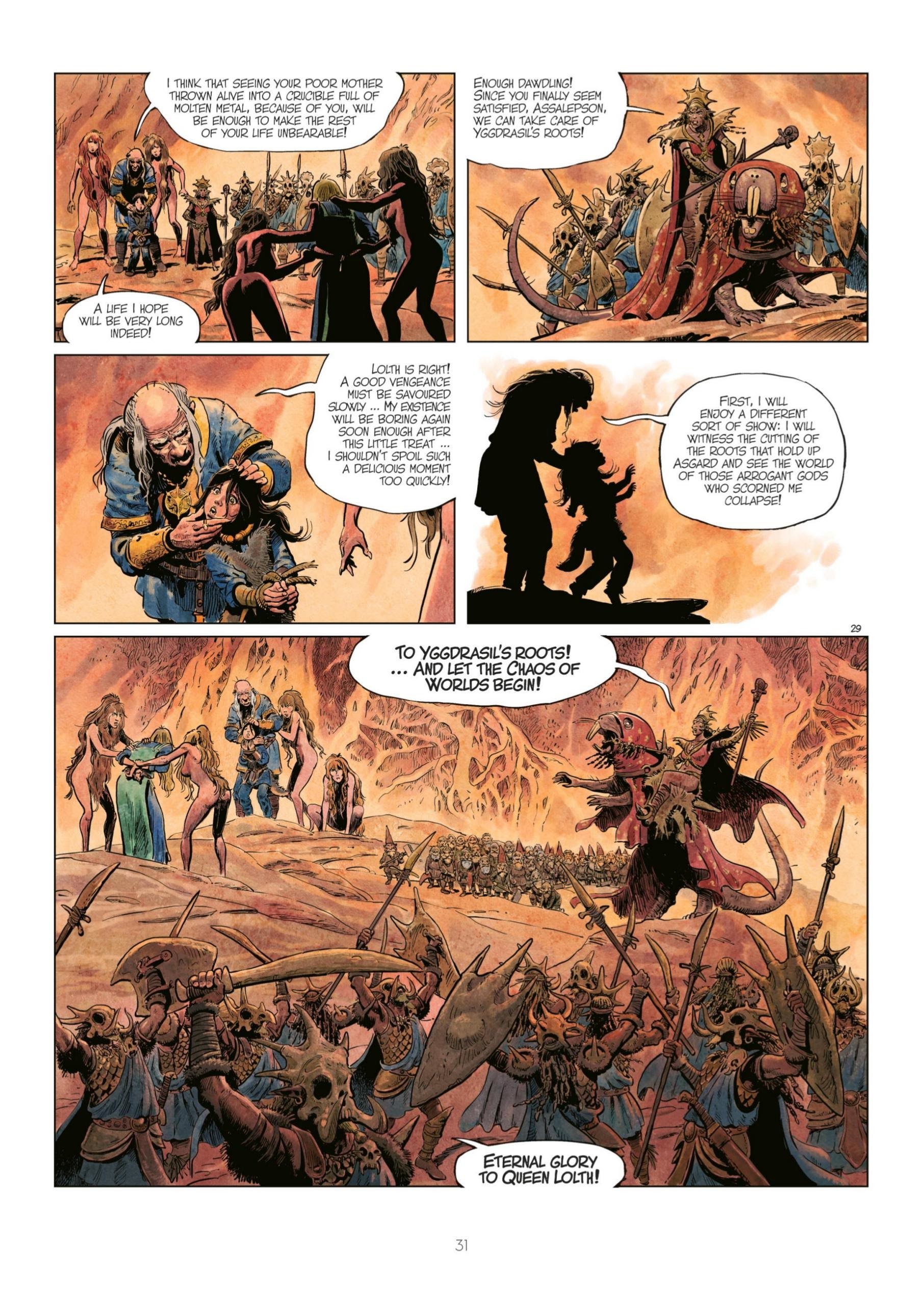 Read online The World of Thorgal: Wolfcub comic -  Issue #7 - 33
