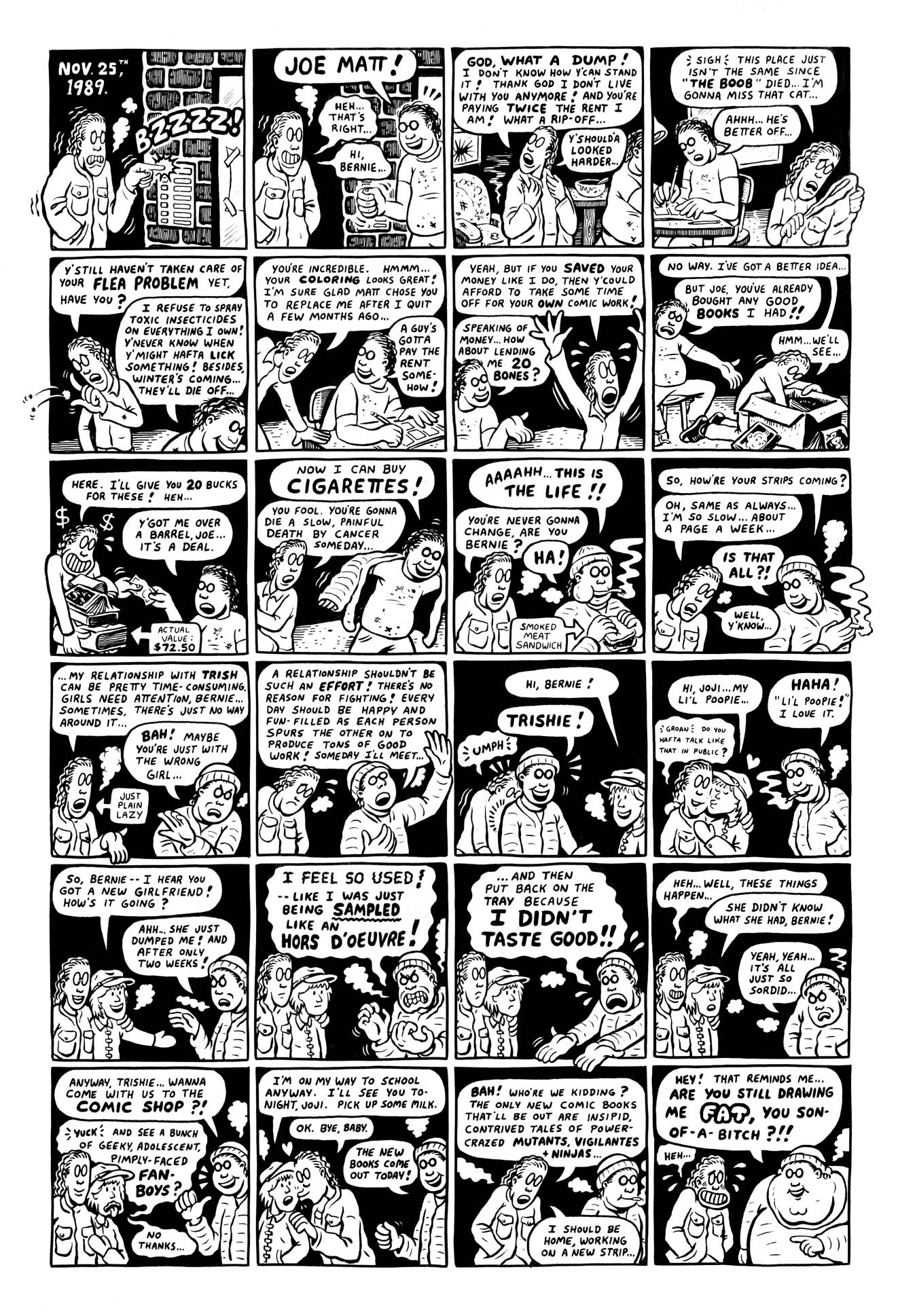 Read online Peepshow: The Cartoon Diary of Joe Matt comic -  Issue # Full - 50