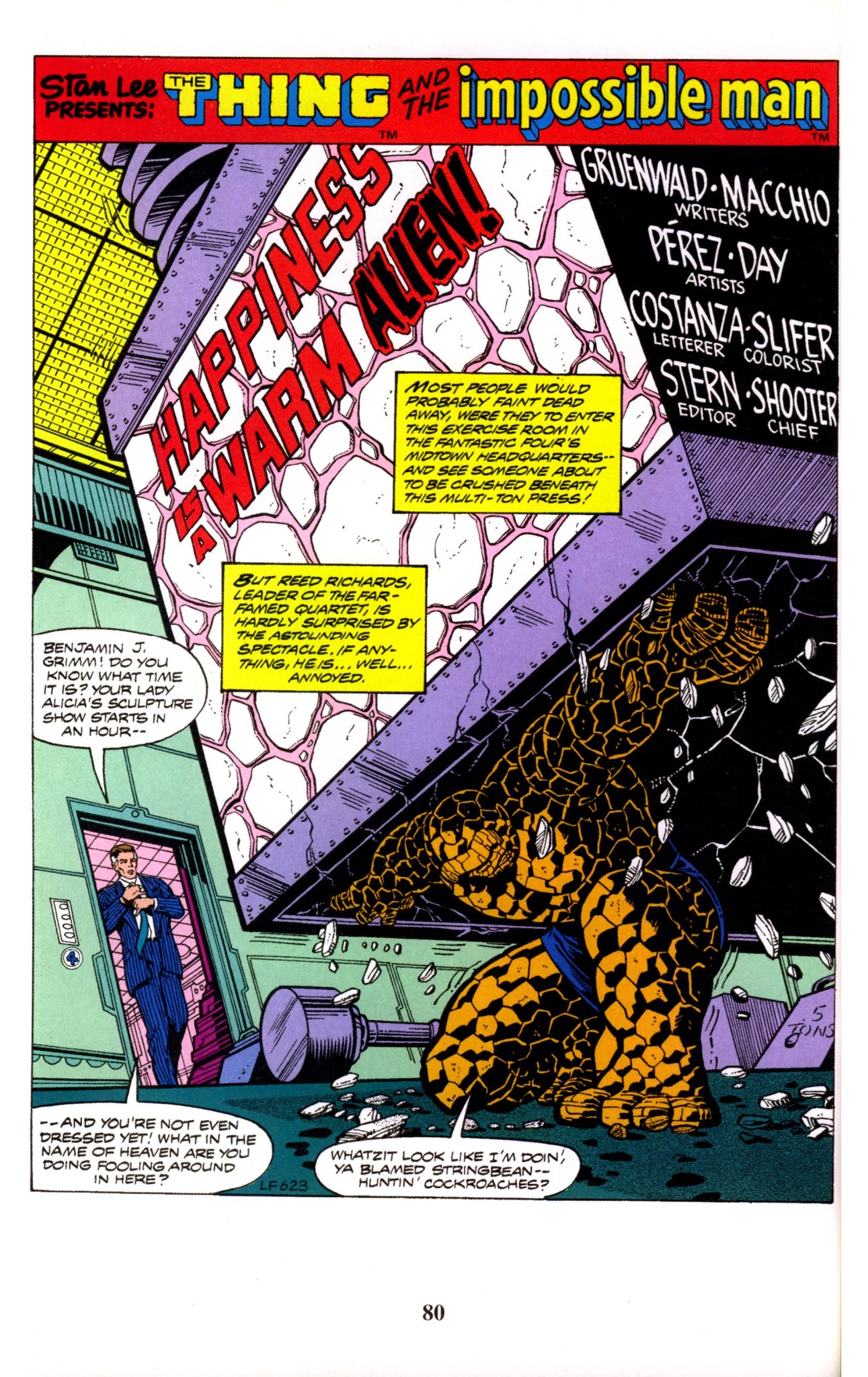 Read online Fantastic Four Visionaries: George Perez comic -  Issue # TPB 2 (Part 1) - 80