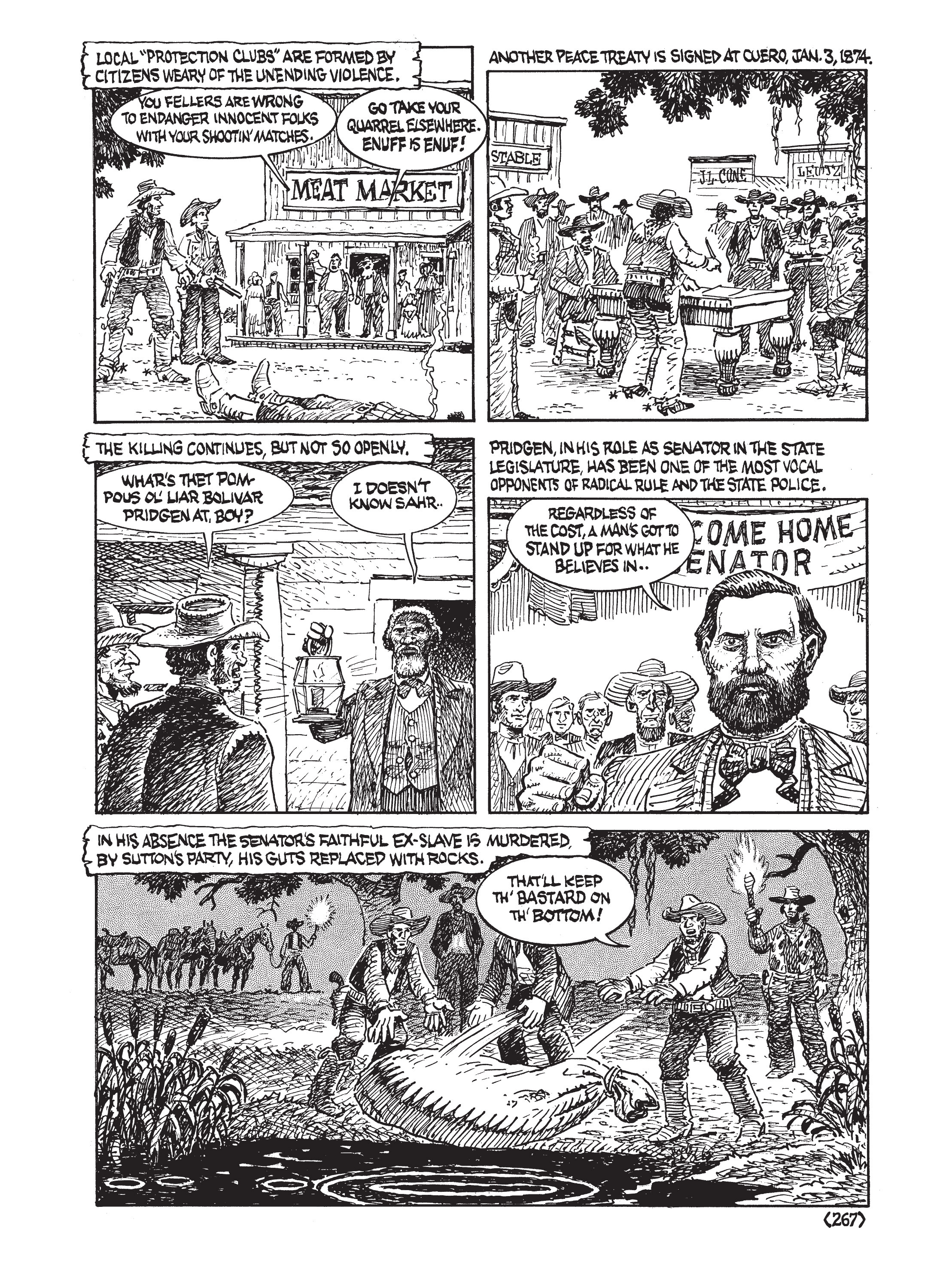 Read online Jack Jackson's American History: Los Tejanos and Lost Cause comic -  Issue # TPB (Part 3) - 65