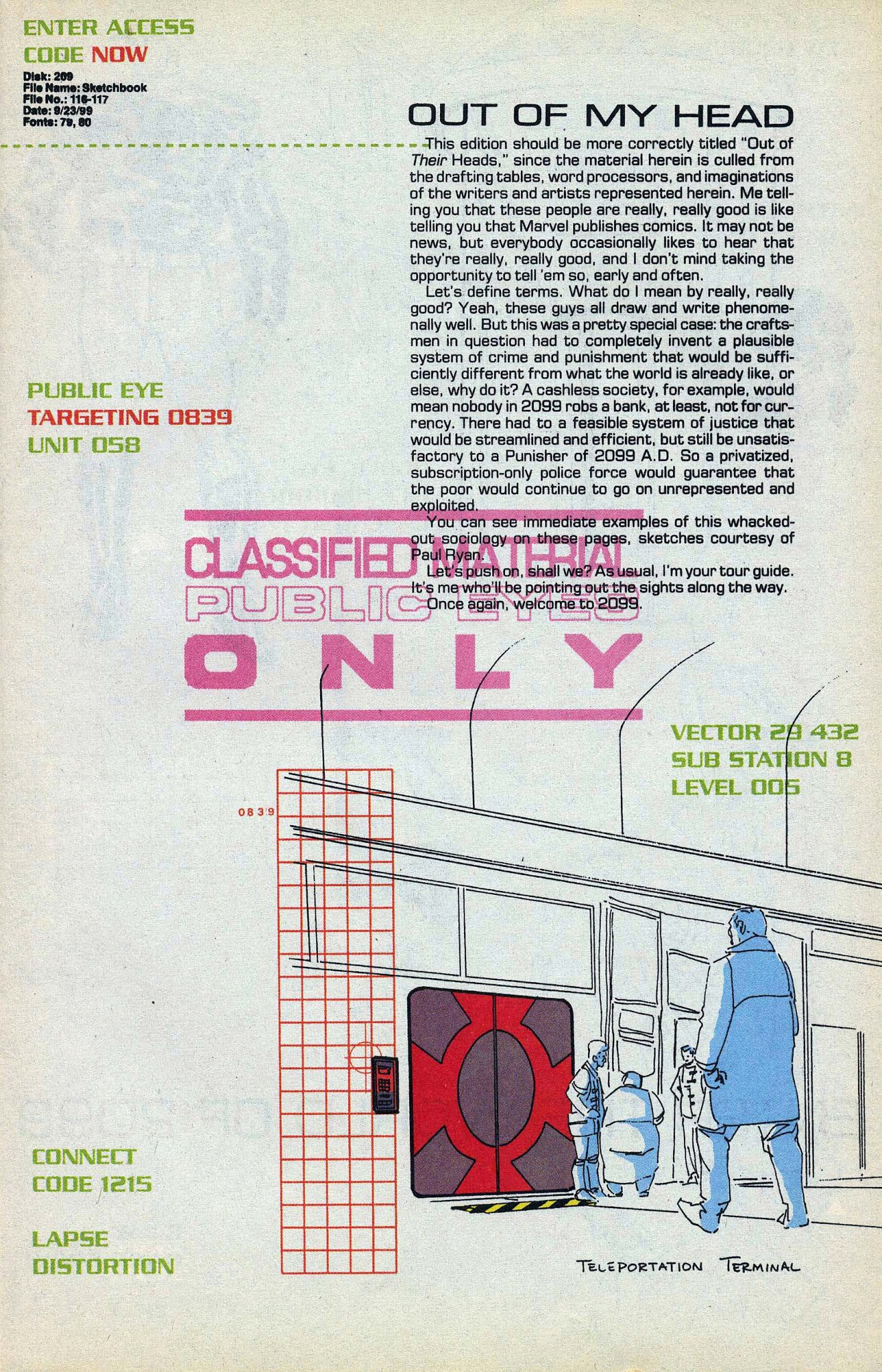 Read online 2099 Sketchbook comic -  Issue # Full - 3