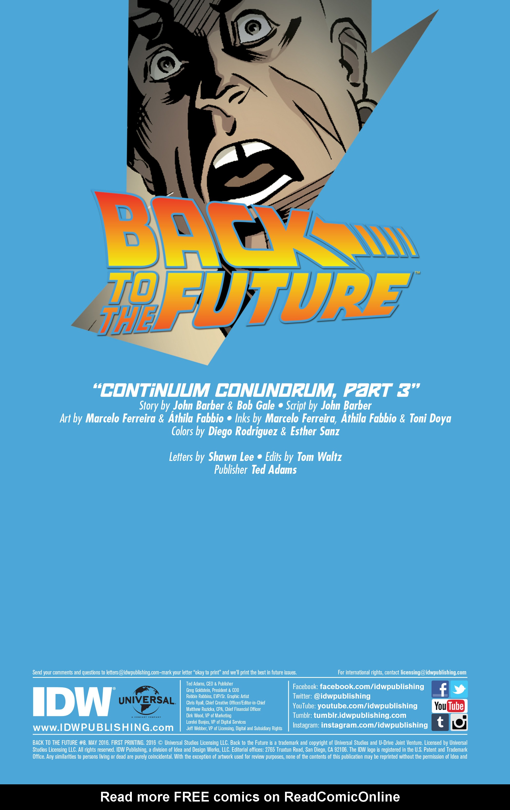 Read online Back to the Future (2015) comic -  Issue #8 - 2