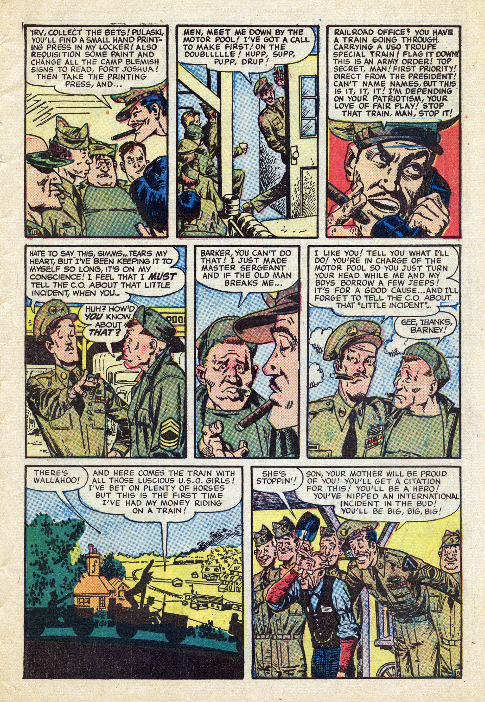 Read online Sergeant Barney Barker comic -  Issue #1 - 7