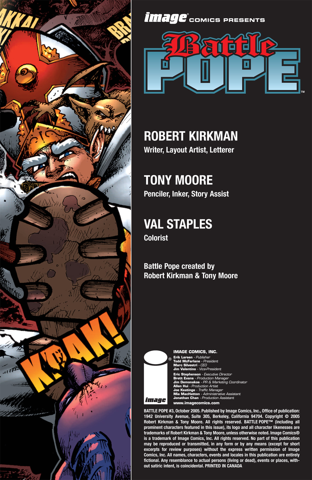 Read online Battle Pope comic -  Issue #3 - 2