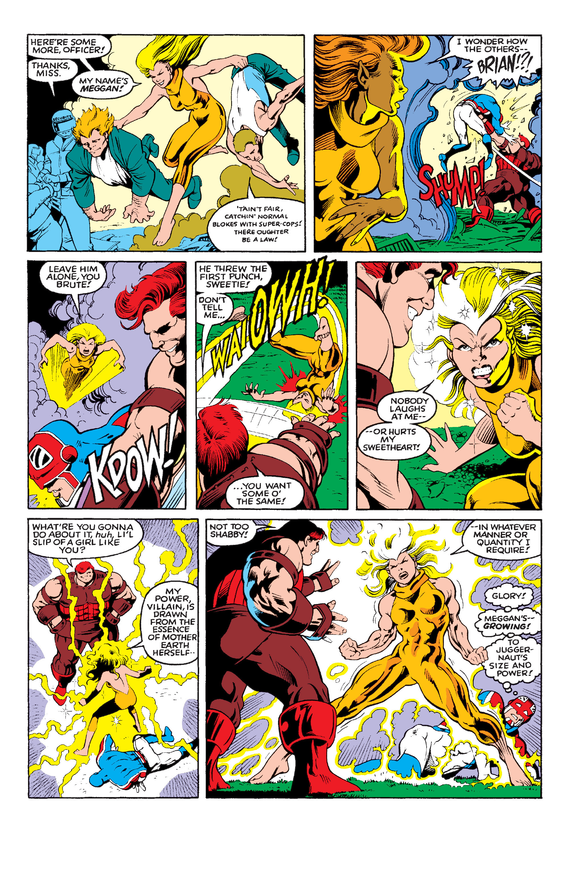 Read online Excalibur (1988) comic -  Issue #3 - 10