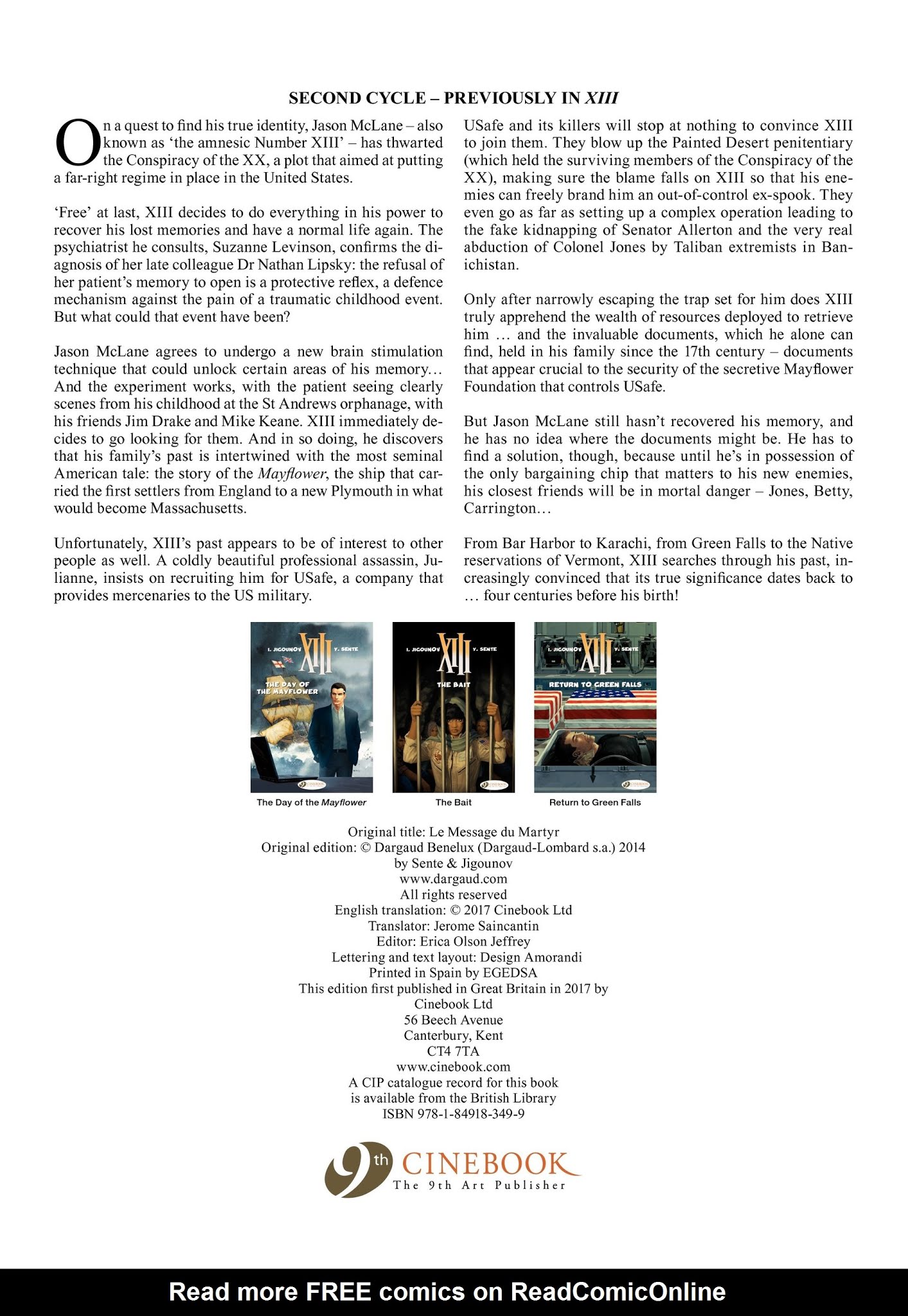 Read online XIII comic -  Issue #22 - 4