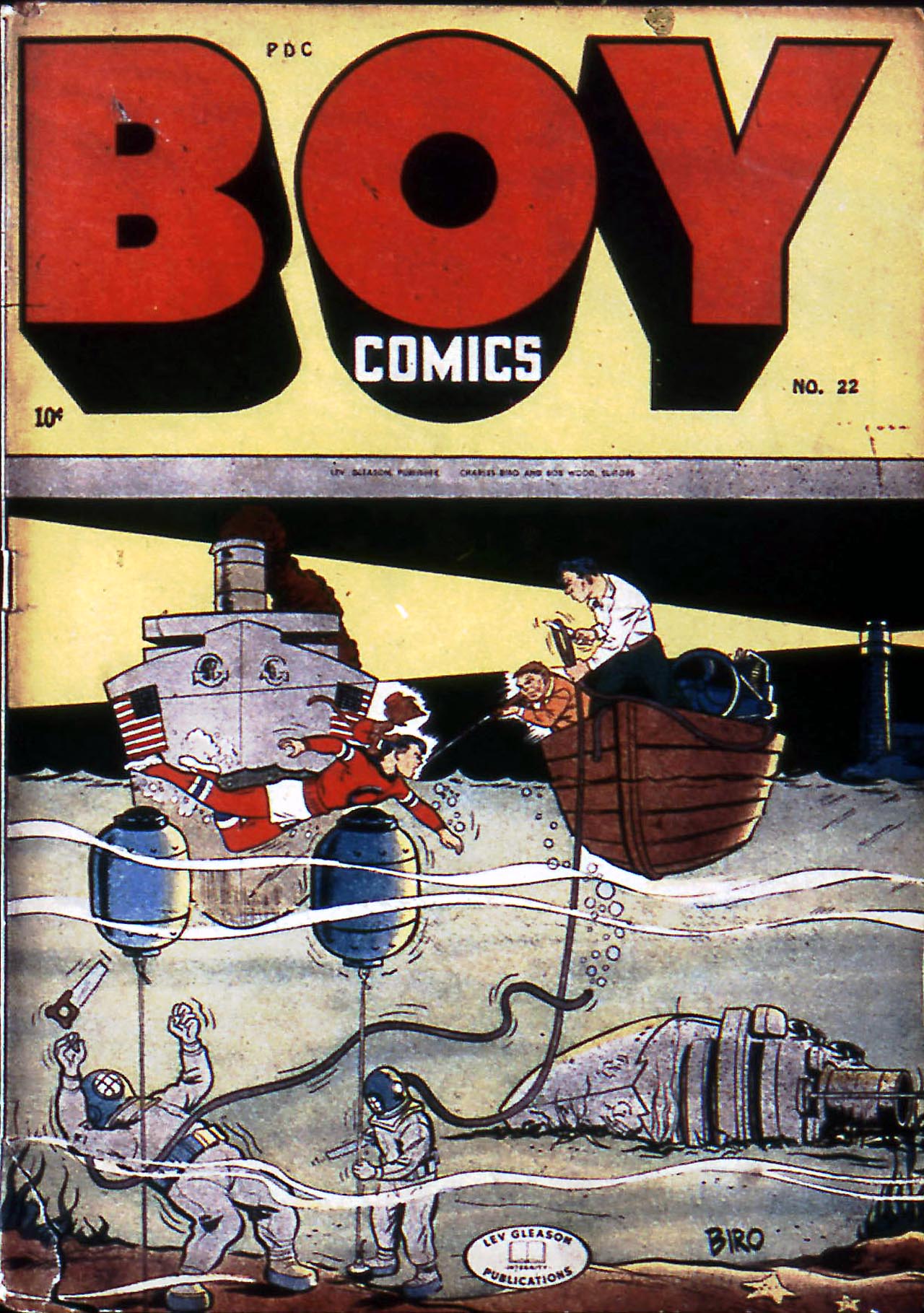 Read online Boy Comics comic -  Issue #22 - 1