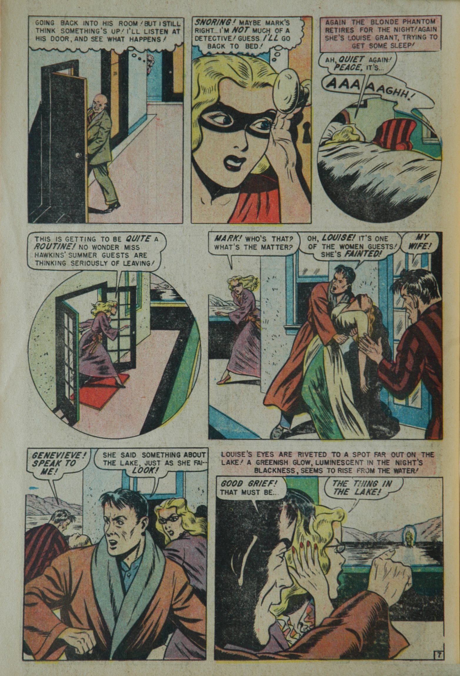 Read online Blonde Phantom Comics comic -  Issue #21 - 26