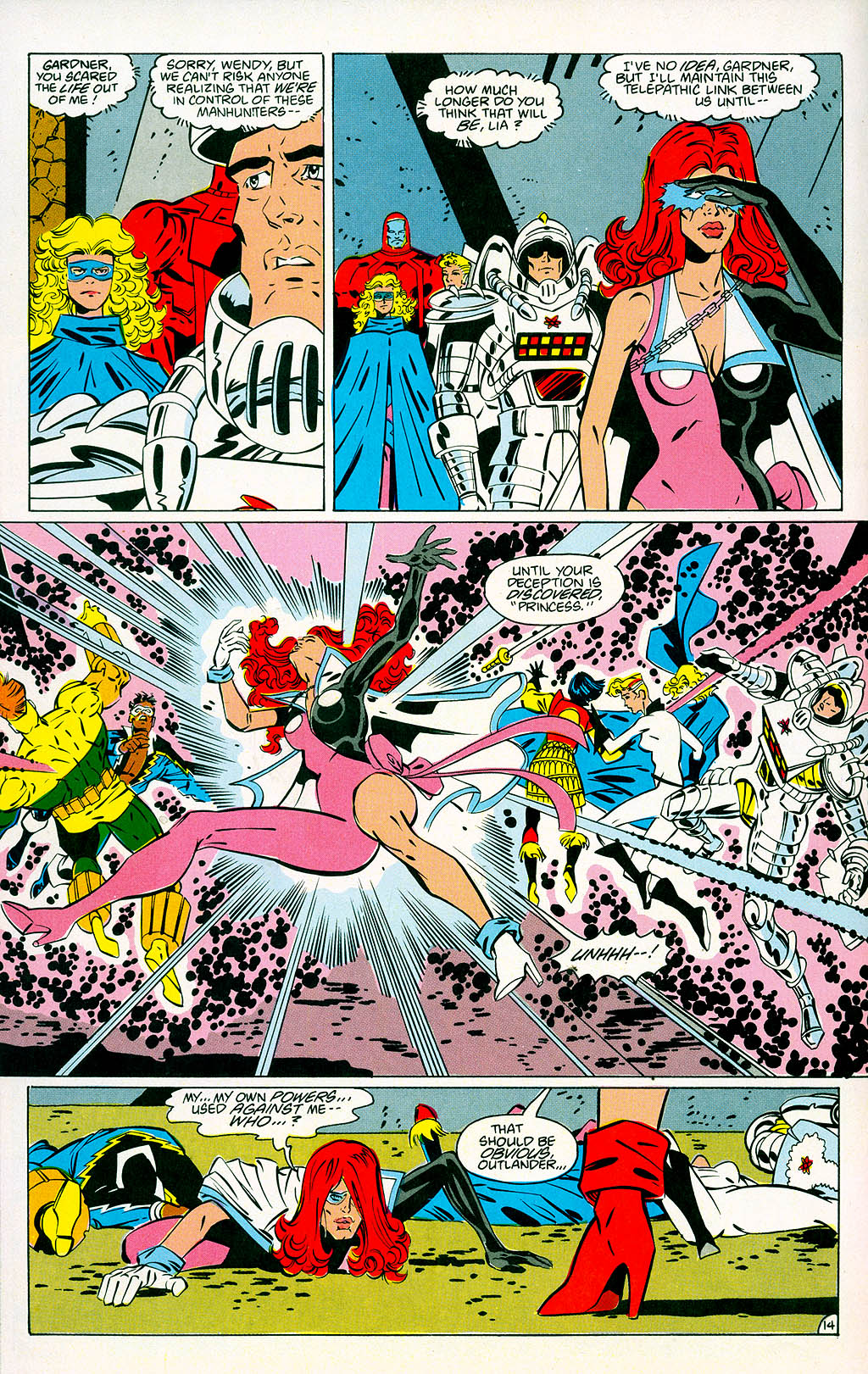 Read online The Outsiders (1985) comic -  Issue #28 - 15