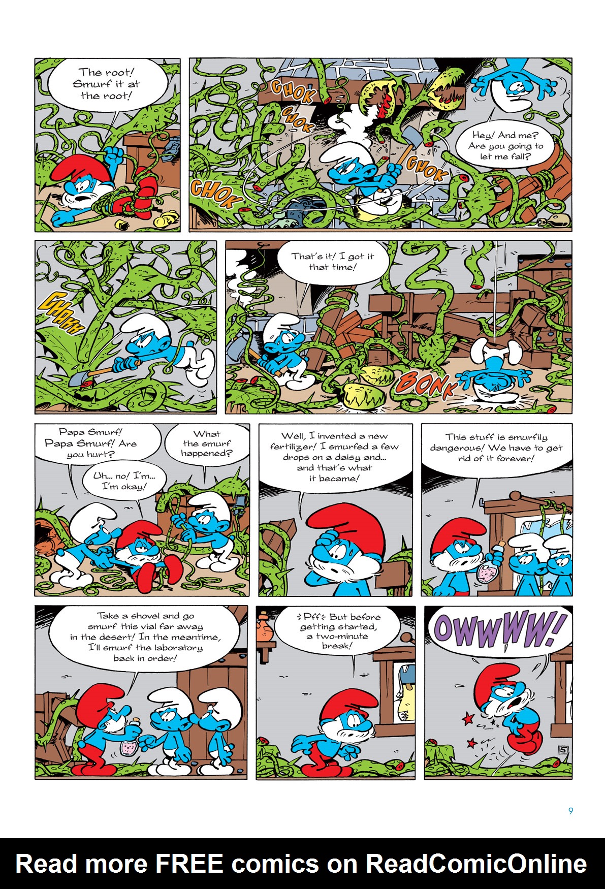 Read online The Smurfs comic -  Issue #6 - 9