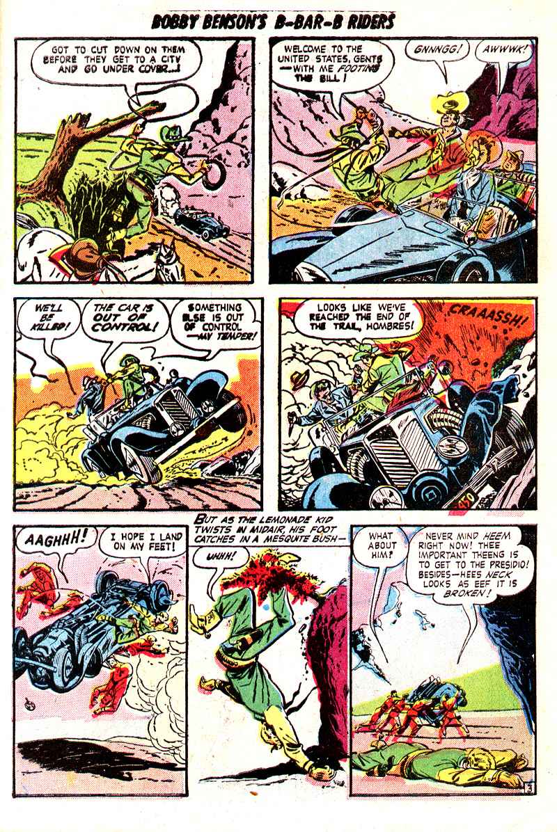 Read online Bobby Benson's B-Bar-B Riders comic -  Issue #7 - 21