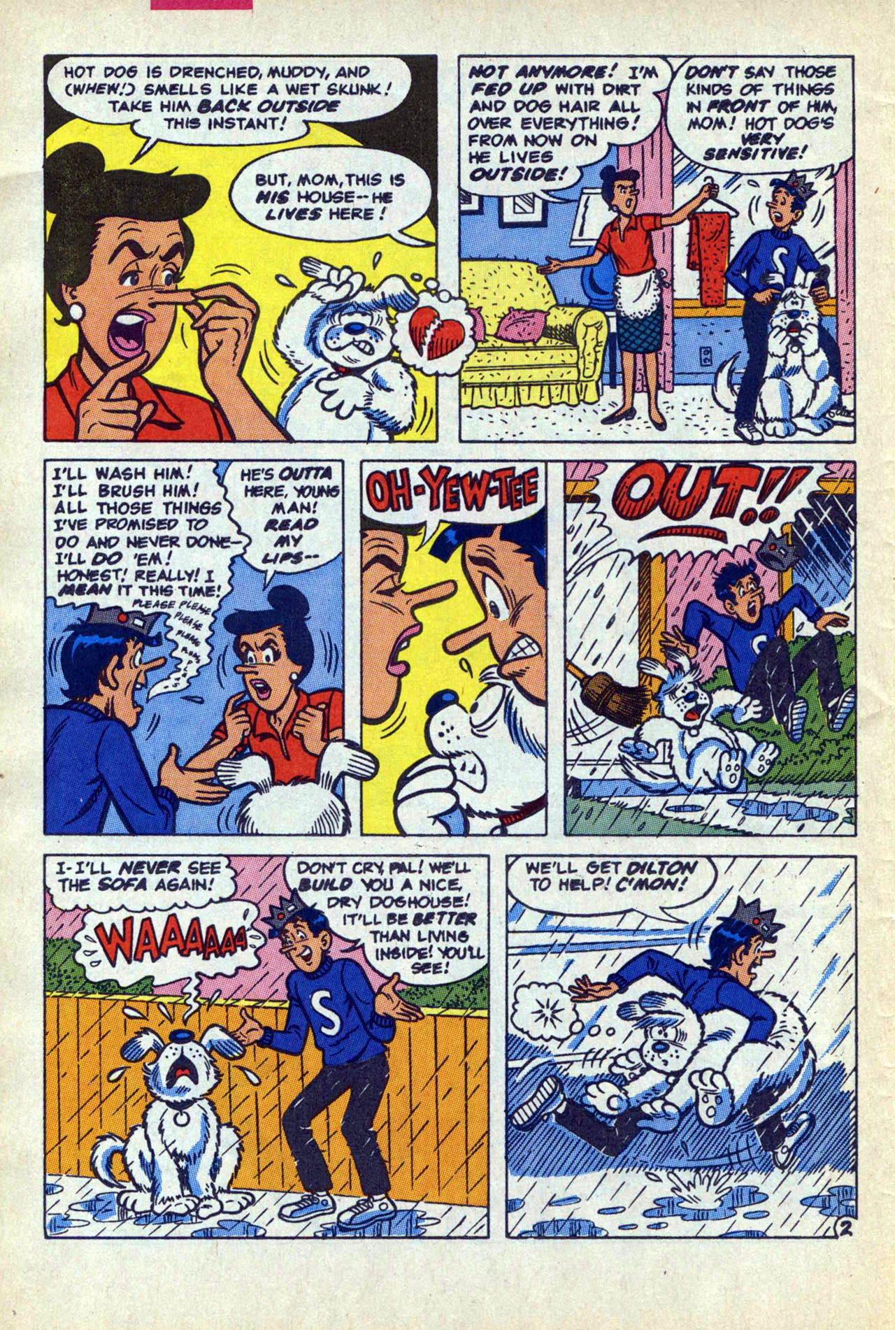 Read online Jughead's Pal Hot Dog comic -  Issue #1 - 6