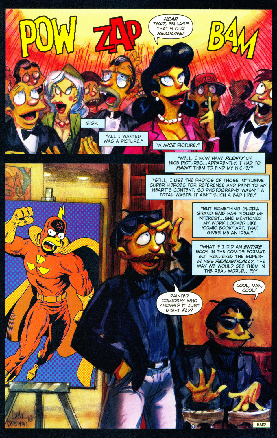 Read online Bongo Comics Presents Simpsons Super Spectacular comic -  Issue #2 - 27