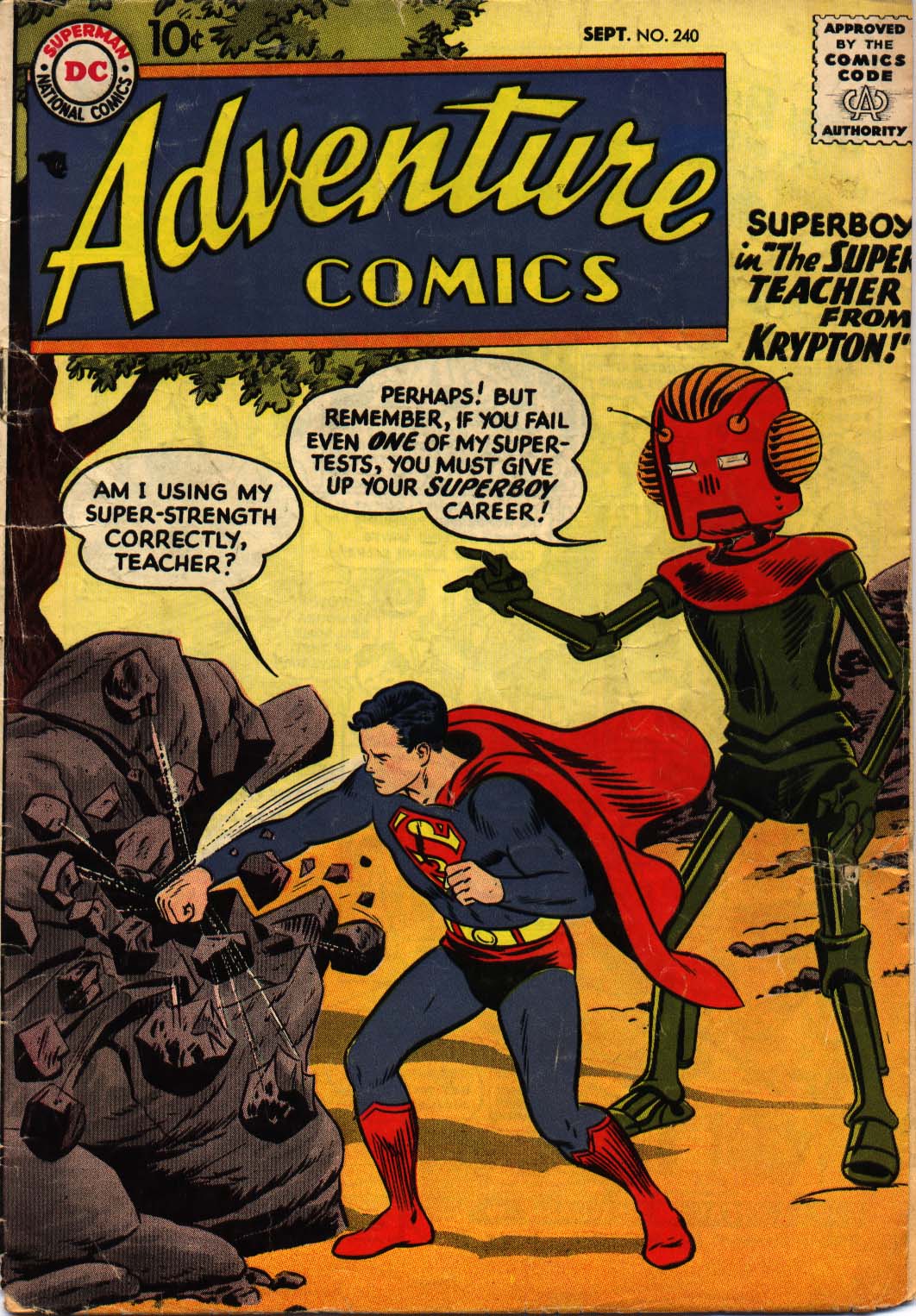 Read online Adventure Comics (1938) comic -  Issue #240 - 1