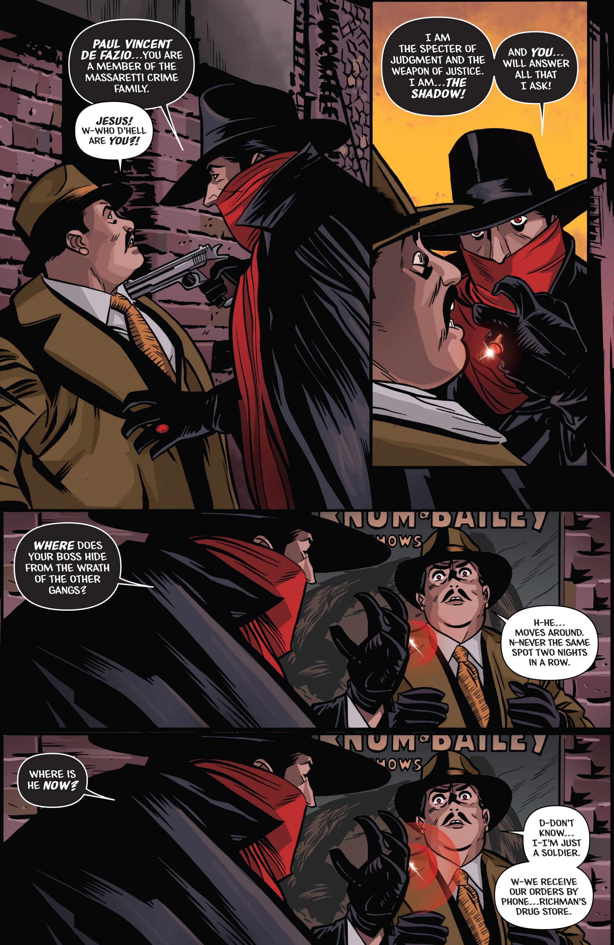 Read online The Shadow: Year One comic -  Issue #6 - 10