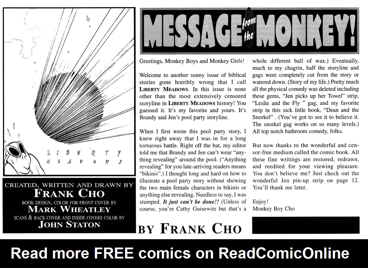 Read online Liberty Meadows comic -  Issue #25 - 29