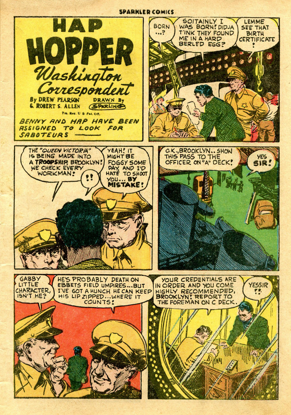 Read online Sparkler Comics comic -  Issue #30 - 9
