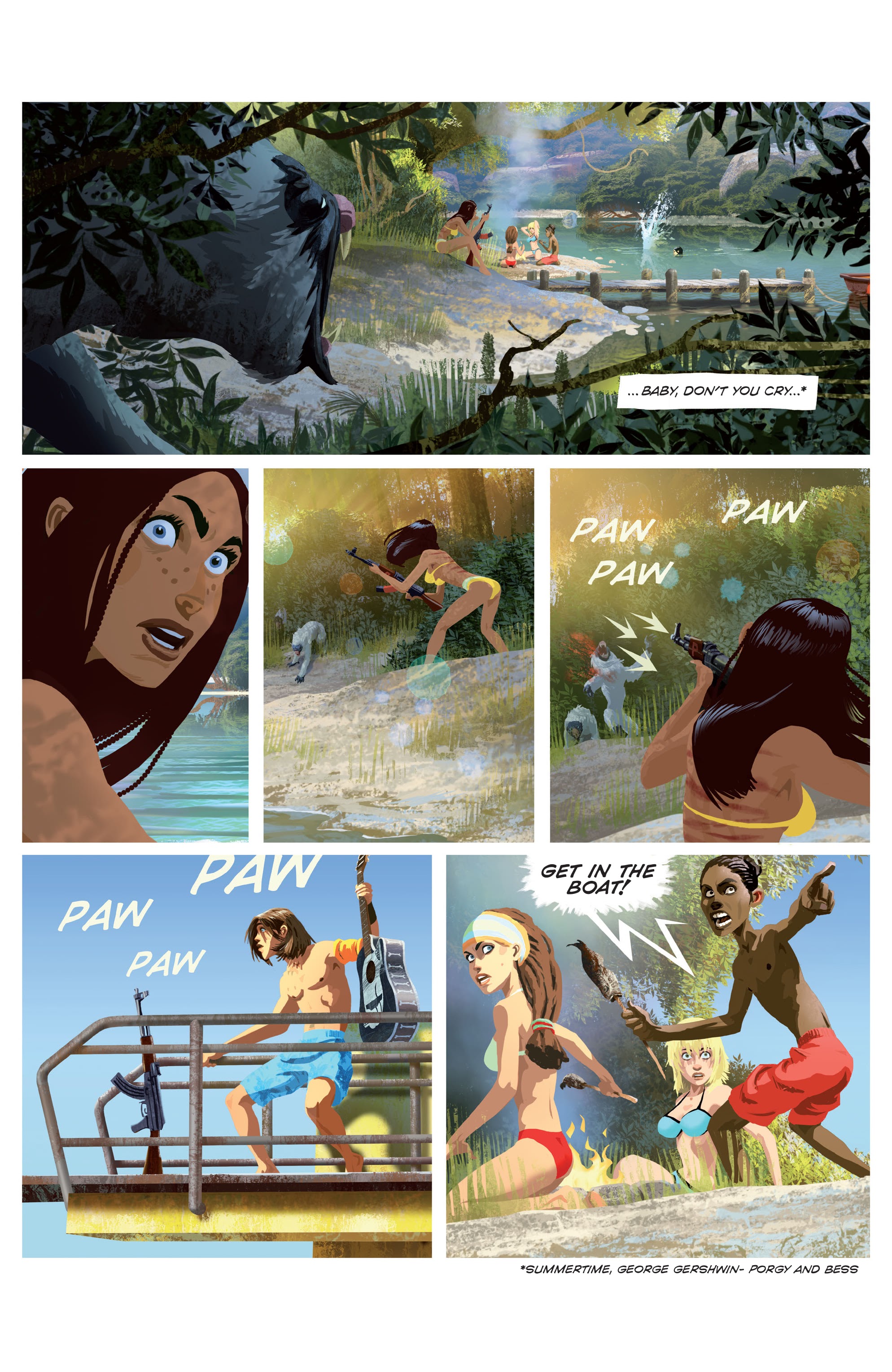 Read online Gung-Ho: Sexy Beast comic -  Issue #1 - 9