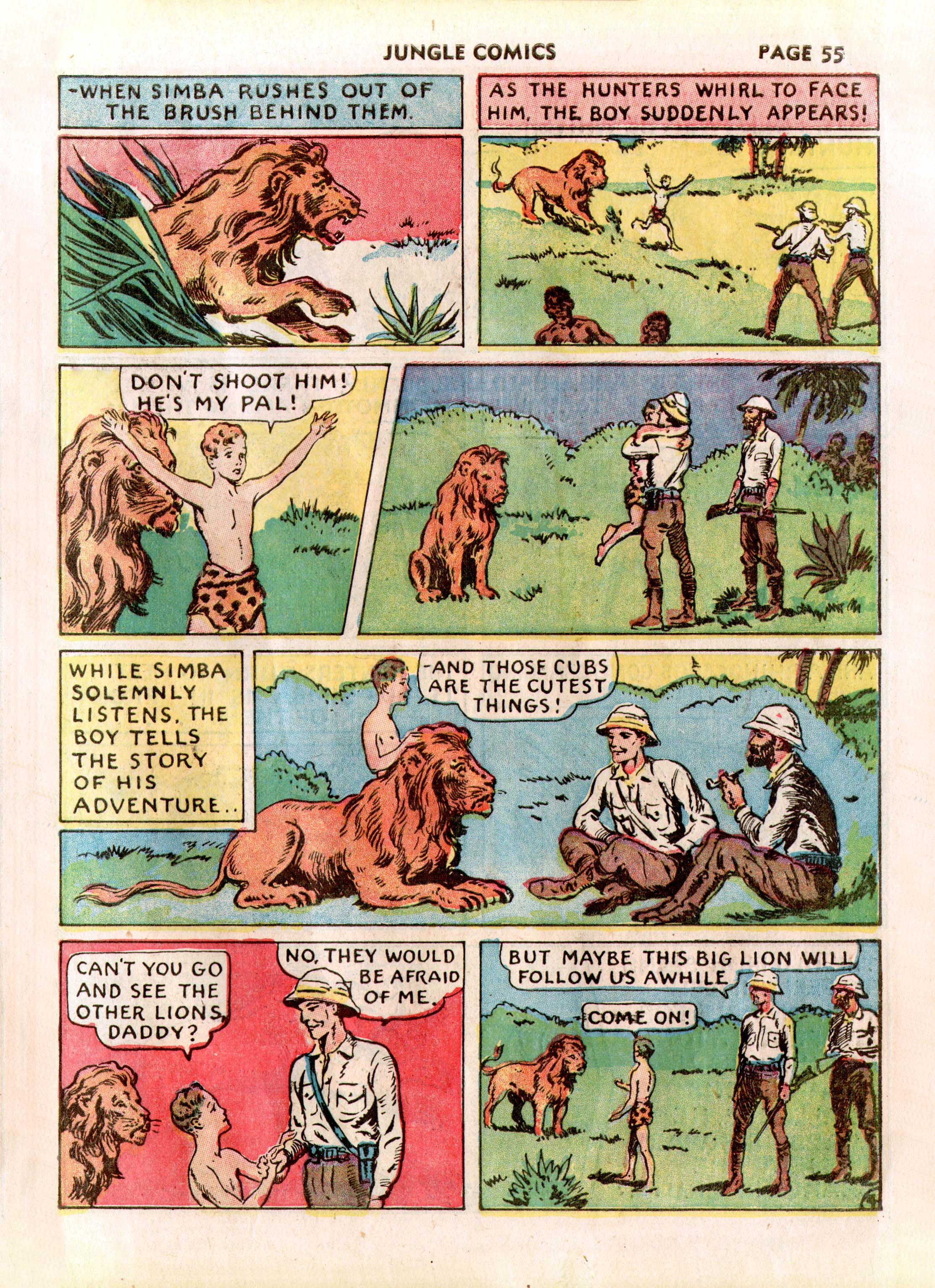 Read online Jungle Comics comic -  Issue #3 - 57