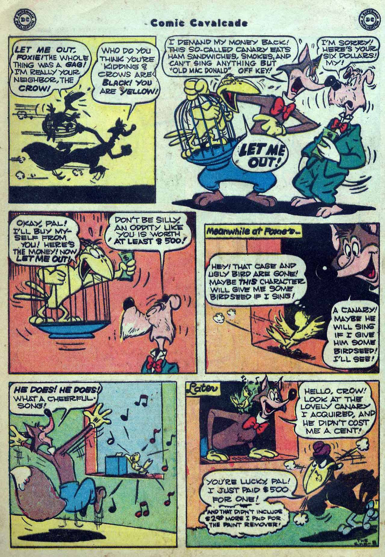 Read online Comic Cavalcade comic -  Issue #33 - 10
