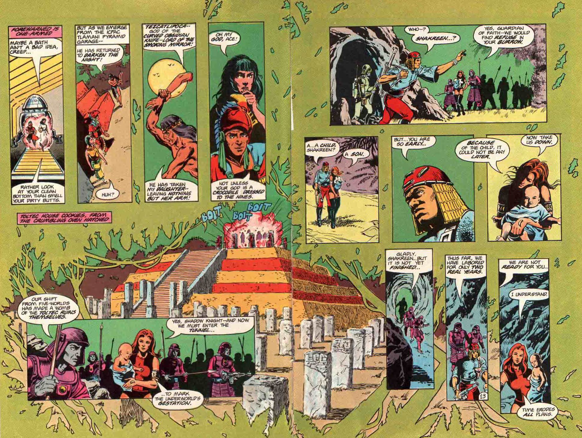 Read online Aztec Ace comic -  Issue #10 - 11