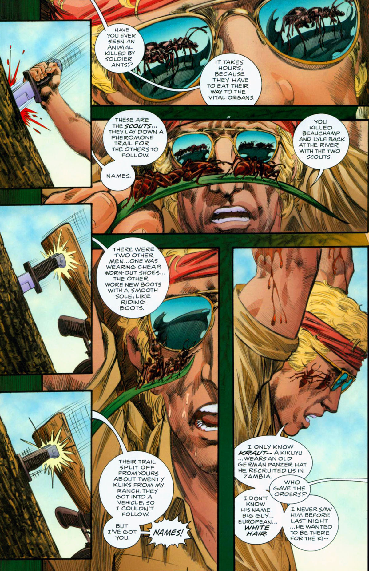Read online Jon Sable, Freelance: Bloodtrail comic -  Issue #3 - 8