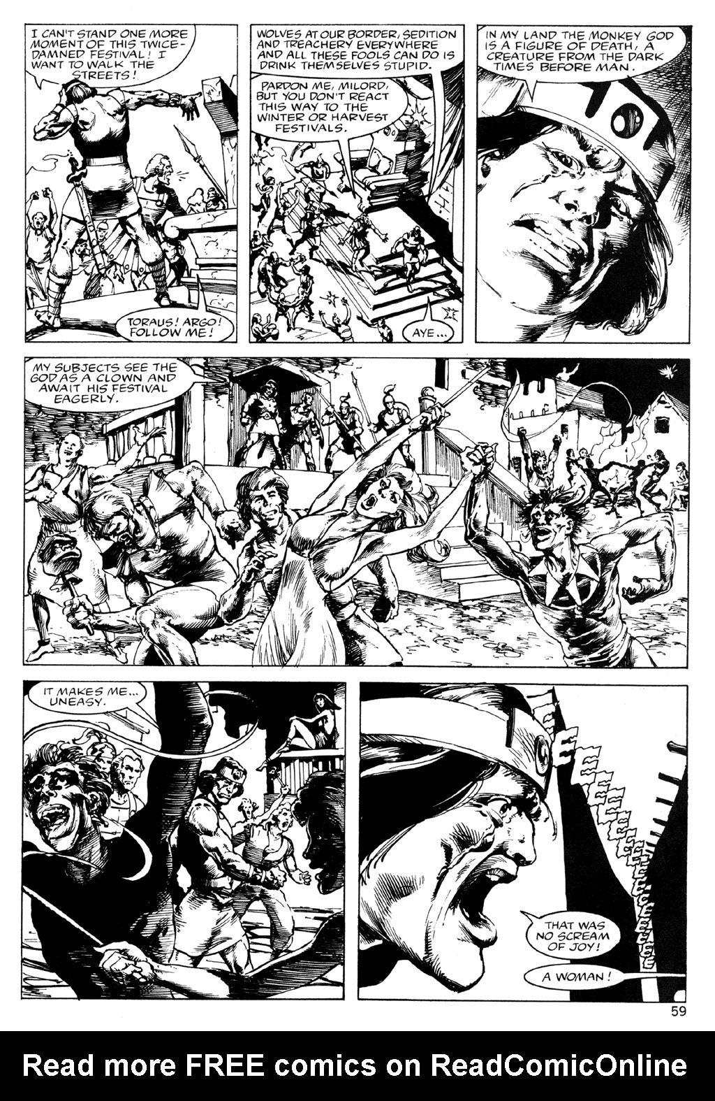 Read online The Savage Sword Of Conan comic -  Issue #120 - 60