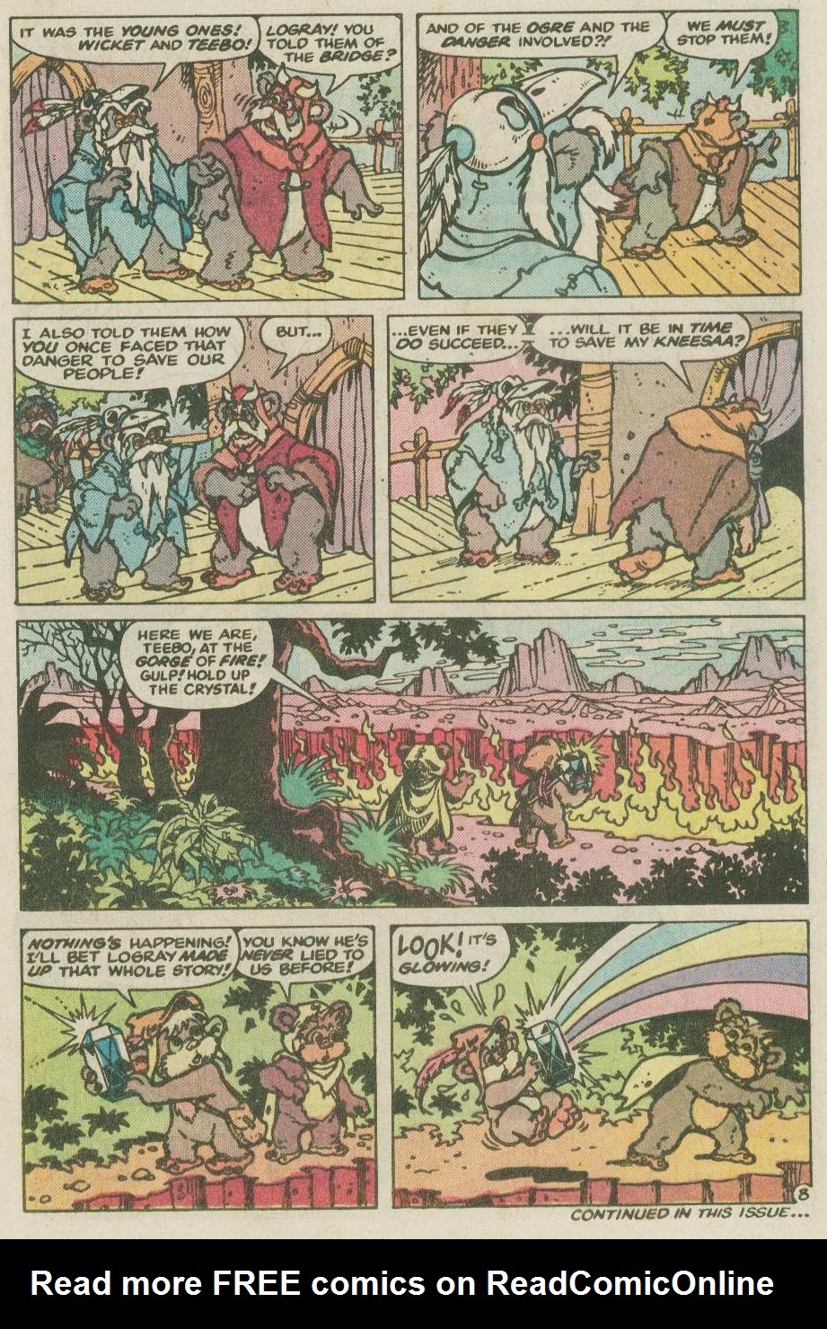 Read online Ewoks (1987) comic -  Issue #1 - 10