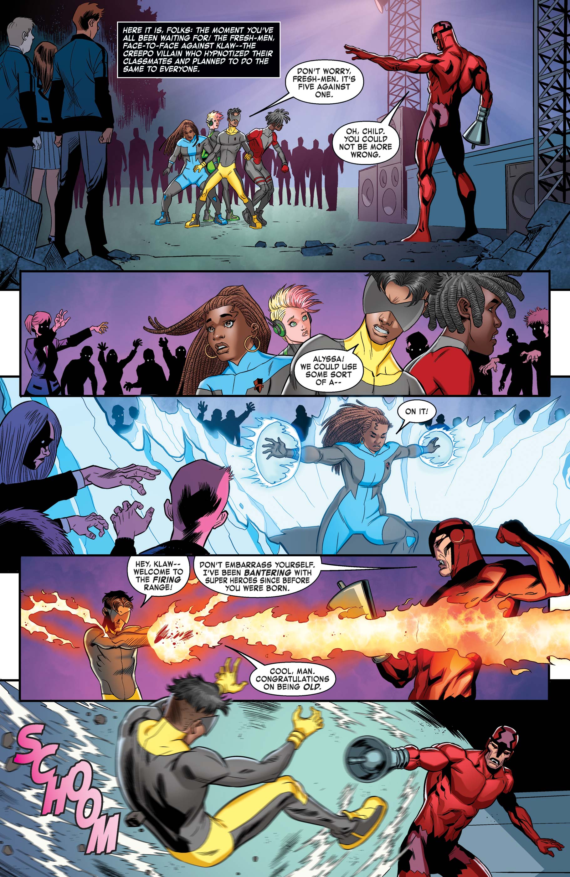 AXE: The Freshmen Issue Featuring The Avengers Full Page 12