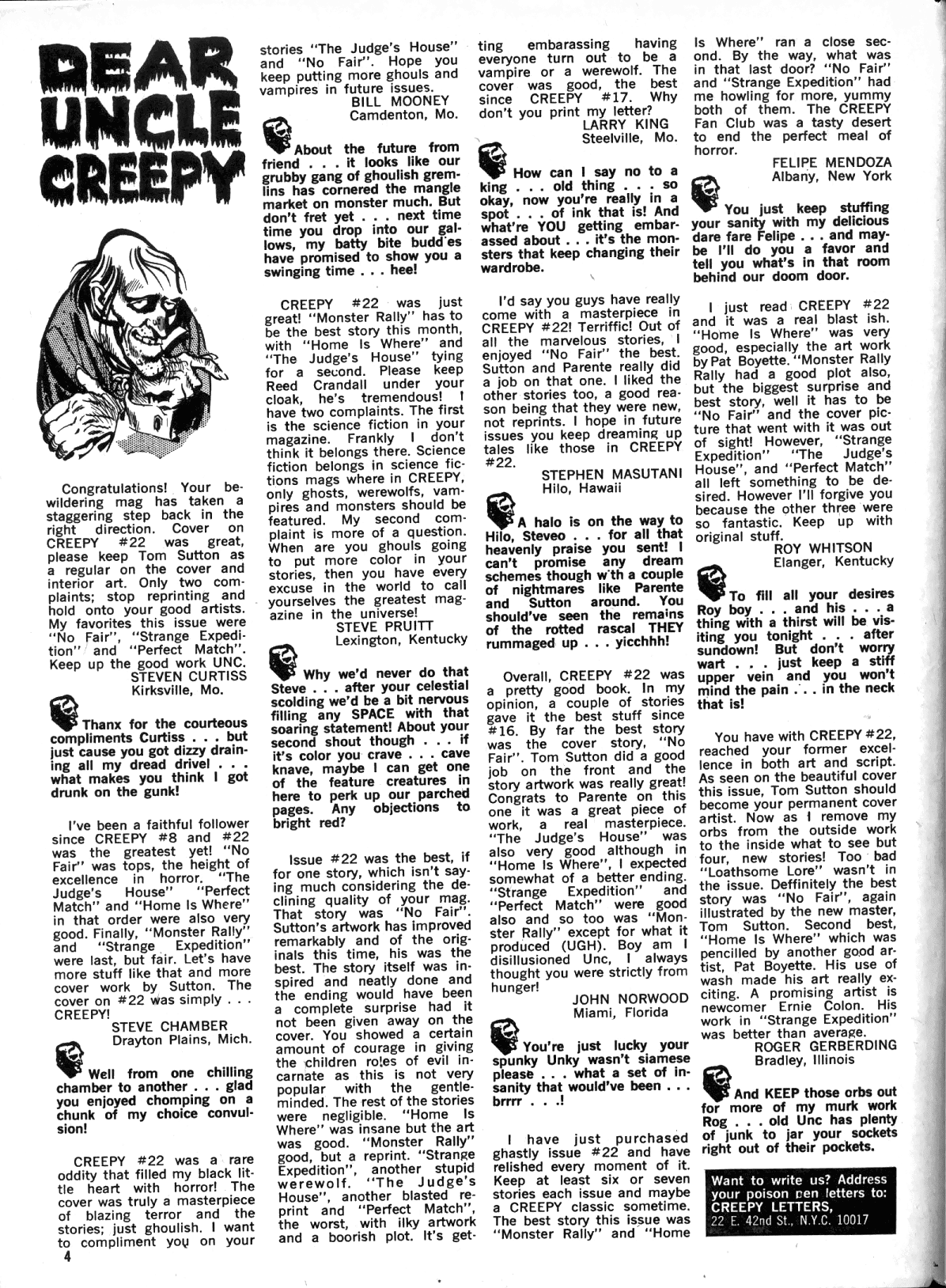 Read online Creepy (1964) comic -  Issue #24 - 4