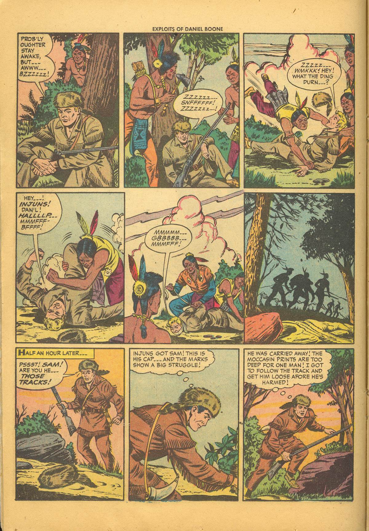 Read online Exploits of Daniel Boone comic -  Issue #4 - 14