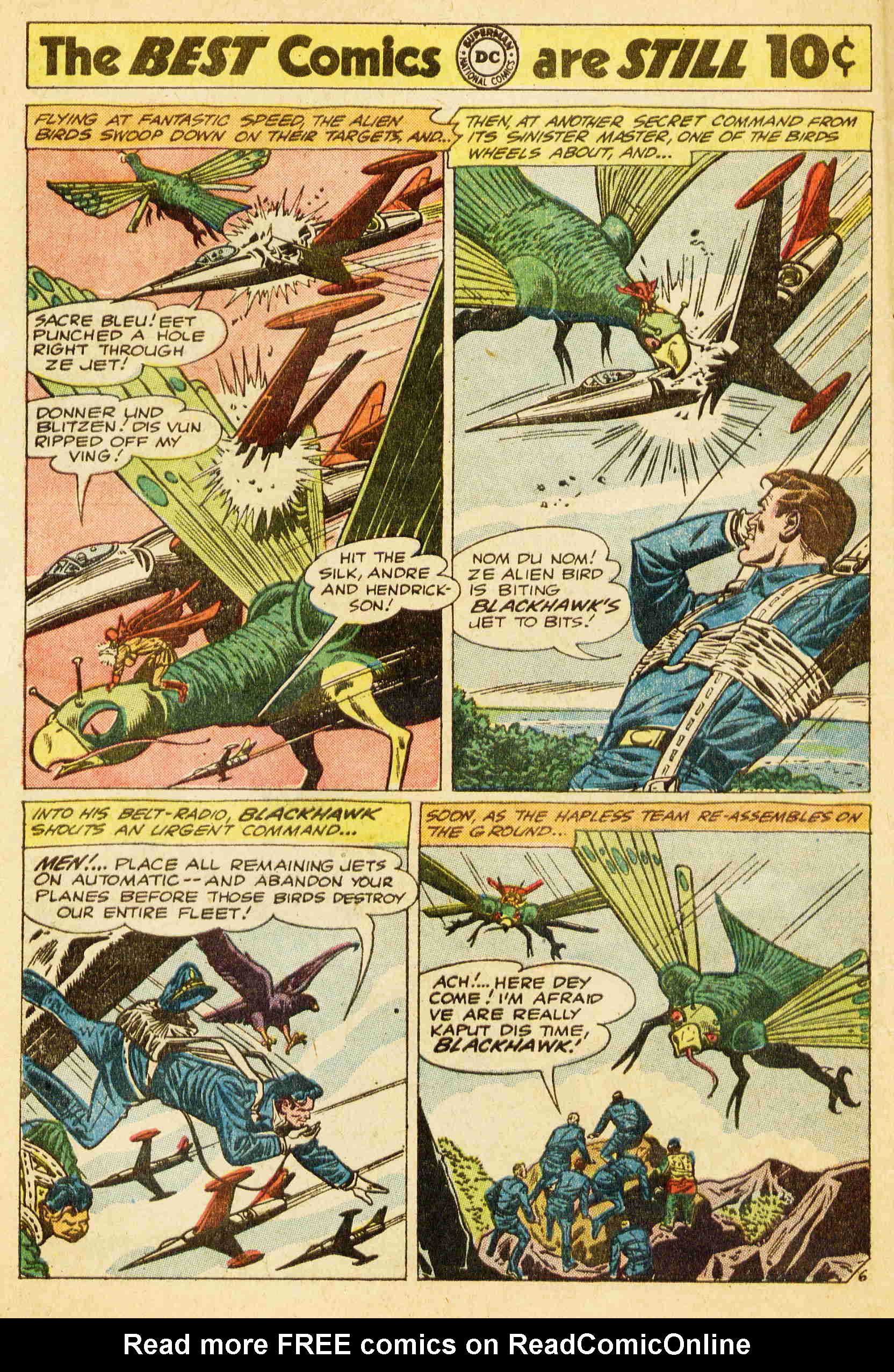 Read online Blackhawk (1957) comic -  Issue #158 - 7