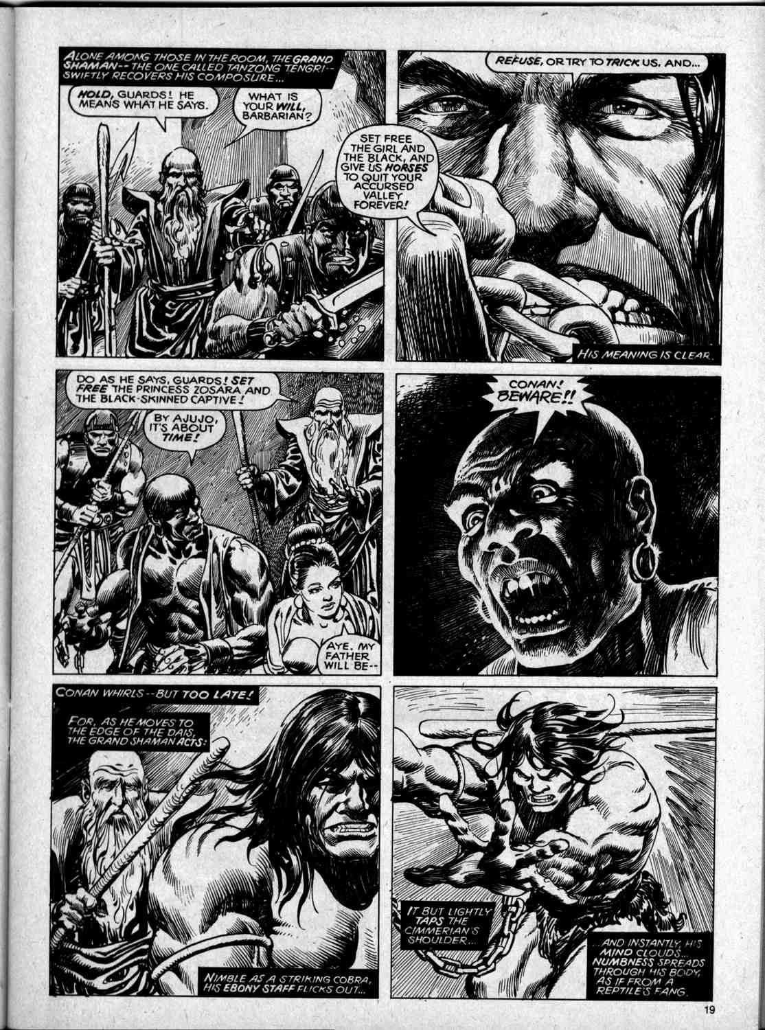 Read online The Savage Sword Of Conan comic -  Issue #59 - 19