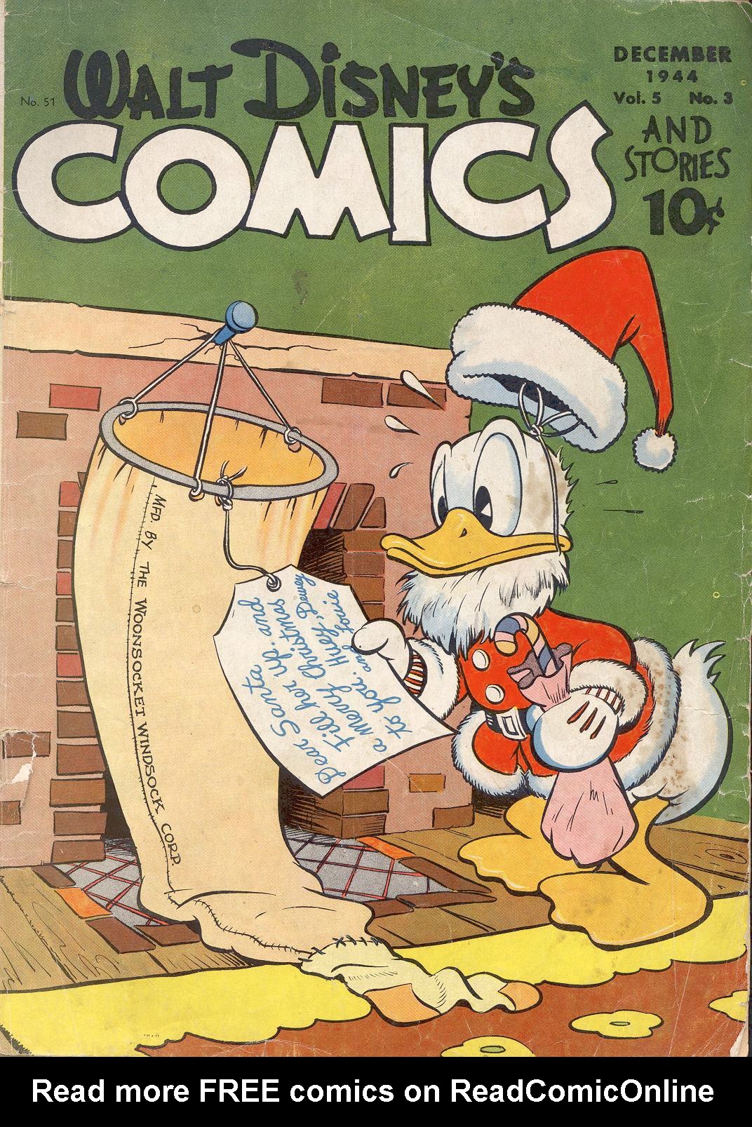 Read online Walt Disney's Comics and Stories comic -  Issue #51 - 1
