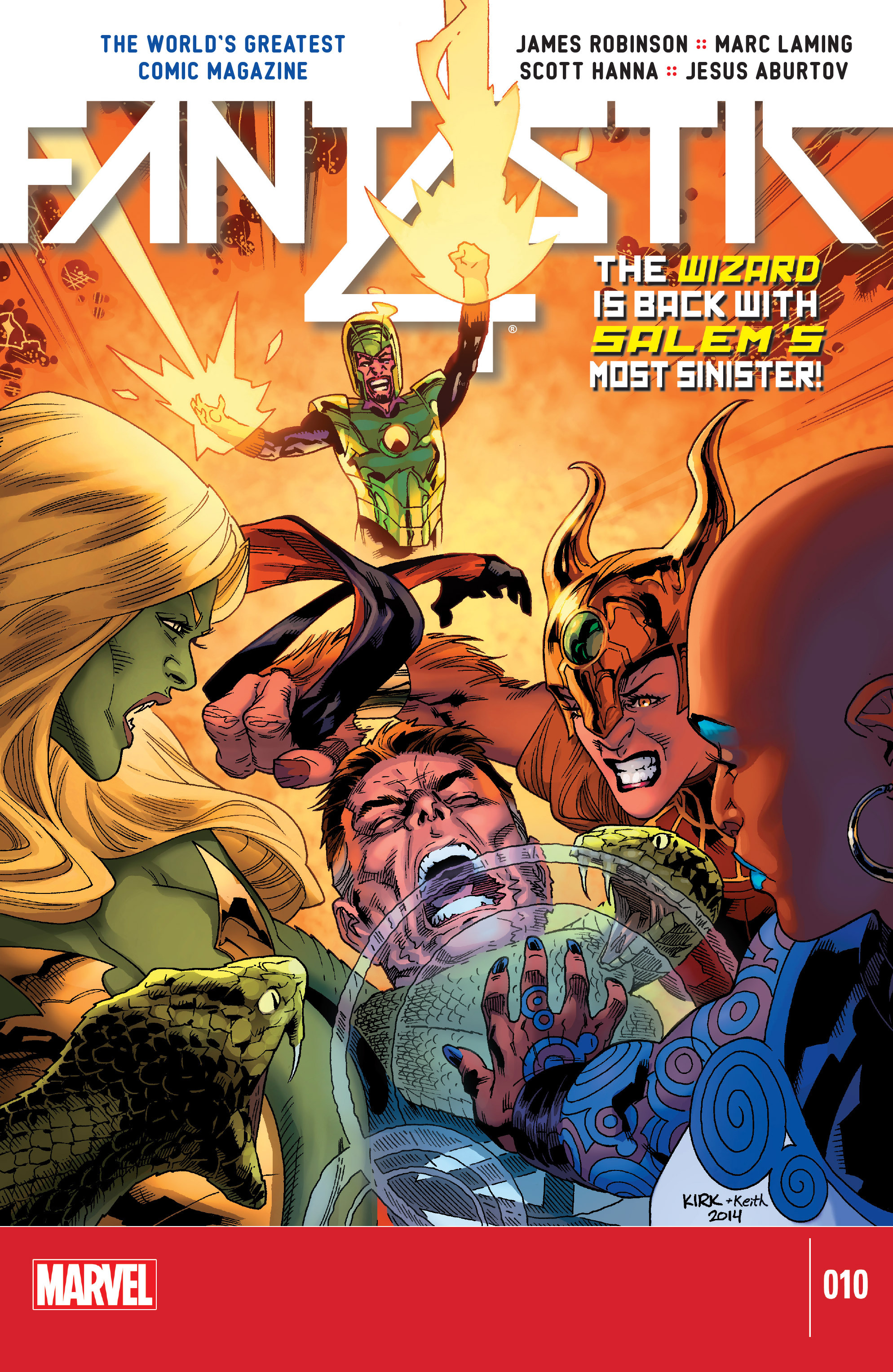 Read online Fantastic Four (2014) comic -  Issue #10 - 1