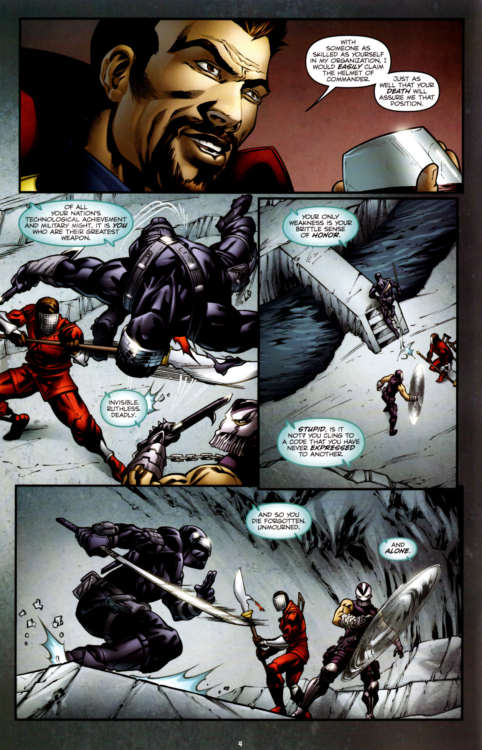 Read online G.I. Joe: Snake Eyes comic -  Issue #4 - 7