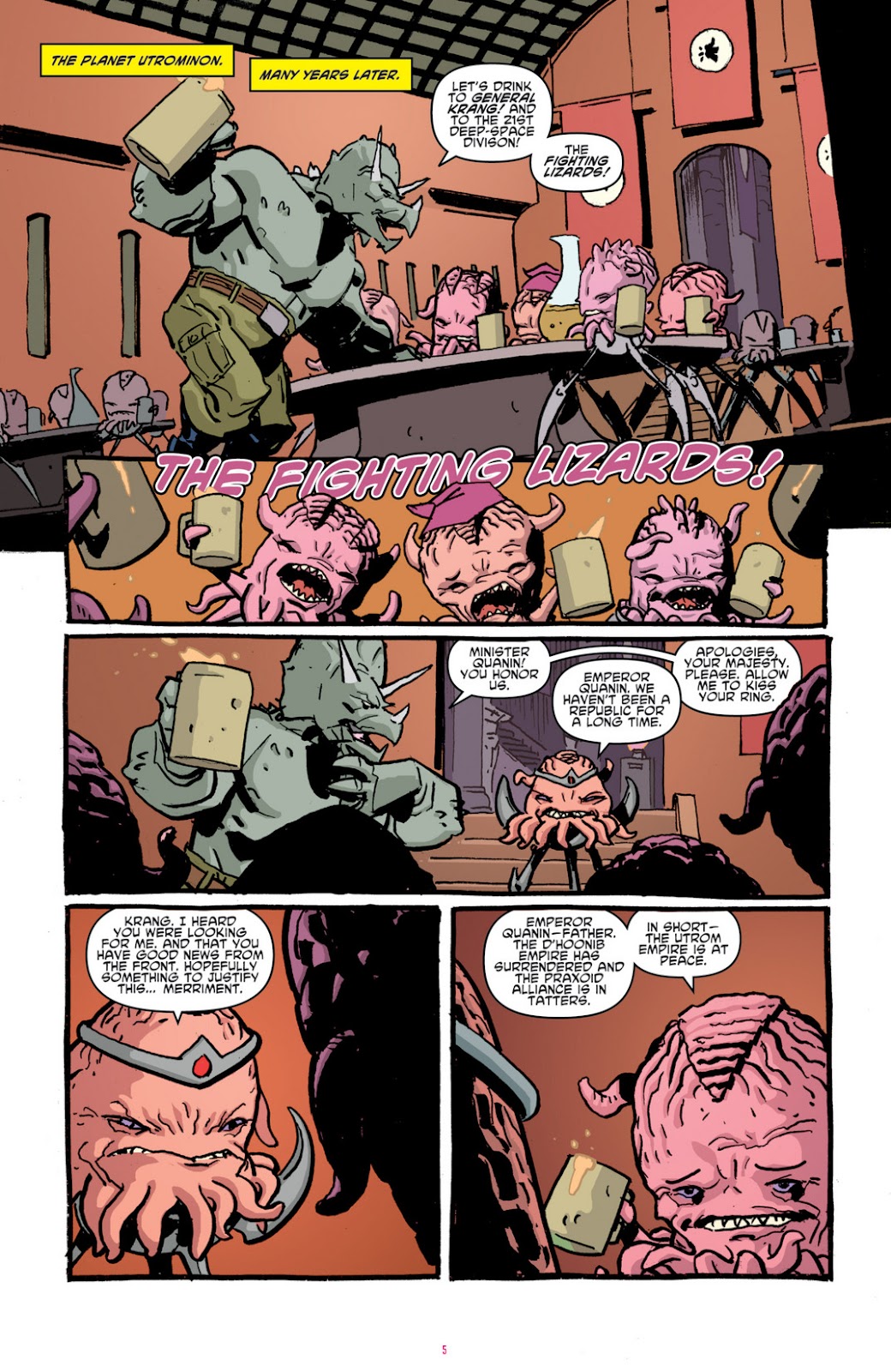 Teenage Mutant Ninja Turtles Utrom Empire issue 1 - Page 7