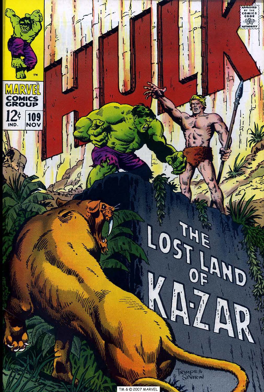Read online The Incredible Hulk (1968) comic -  Issue #109 - 1