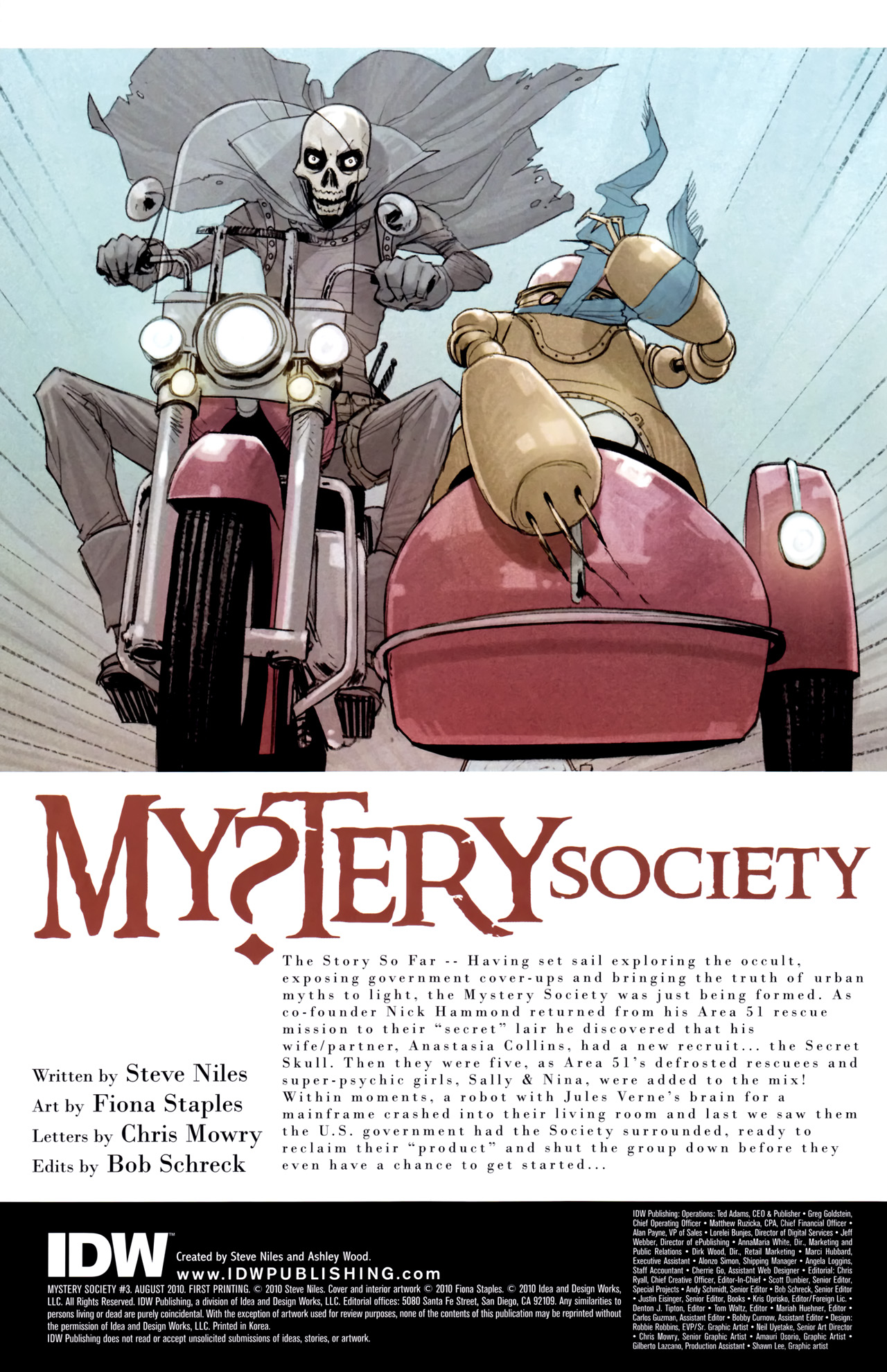 Read online Mystery Society comic -  Issue #3 - 2