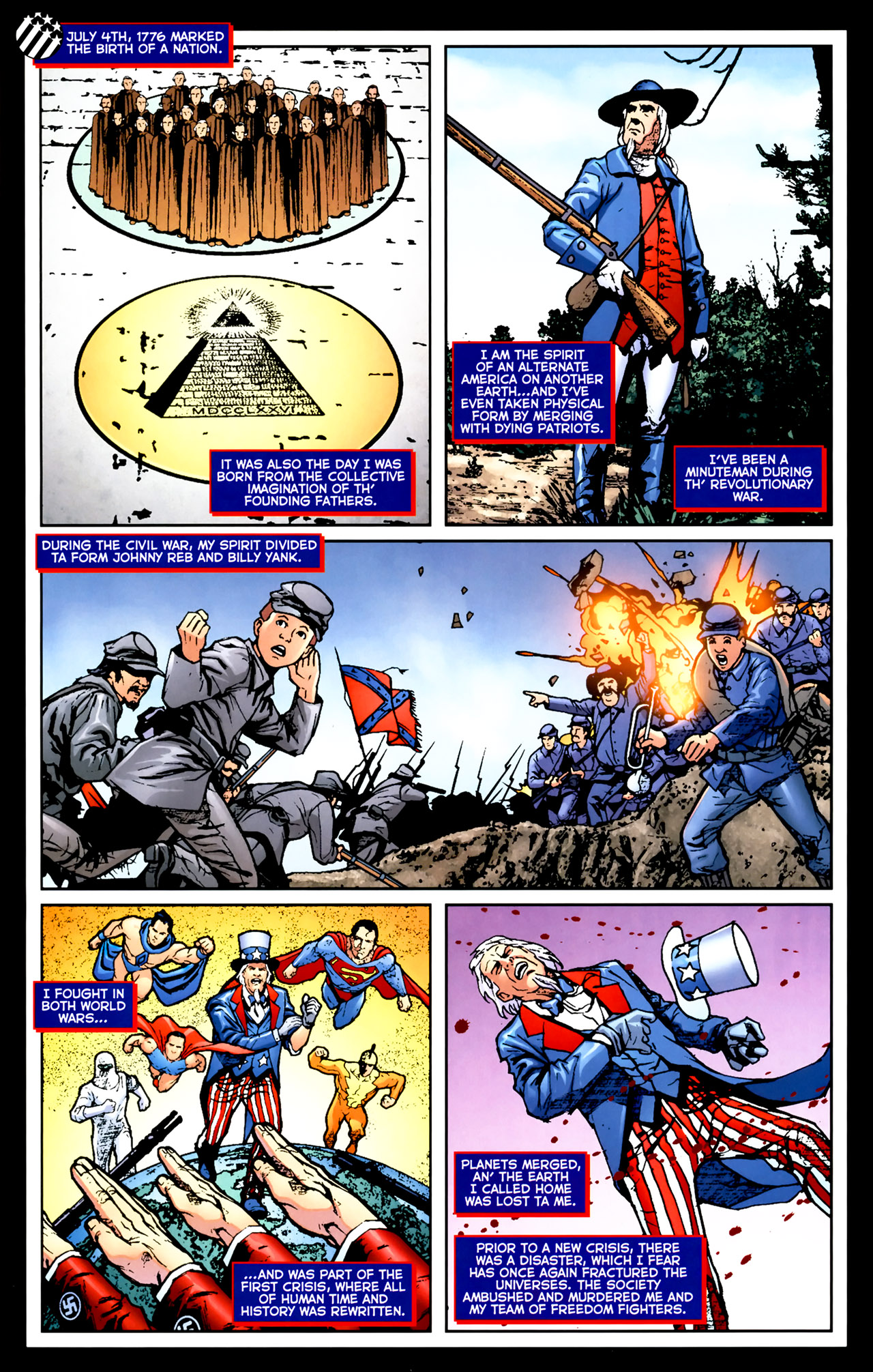 Read online Uncle Sam and the Freedom Fighters (2007) comic -  Issue #4 - 2