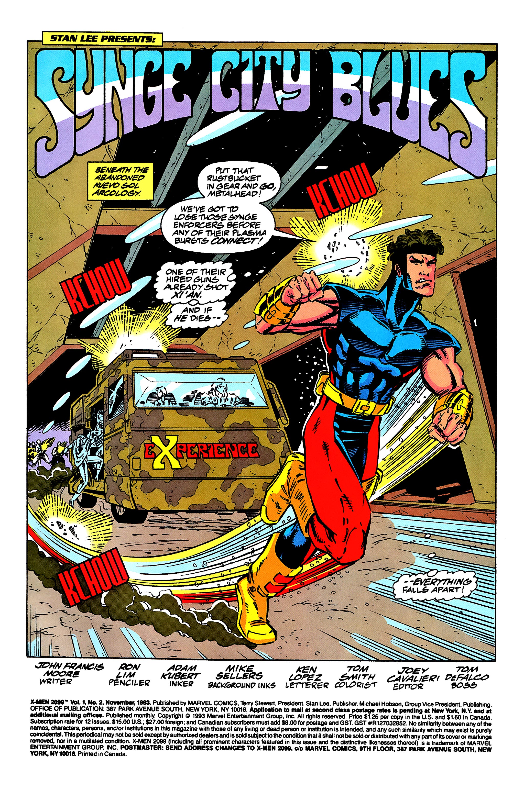 Read online X-Men 2099 comic -  Issue #2 - 3