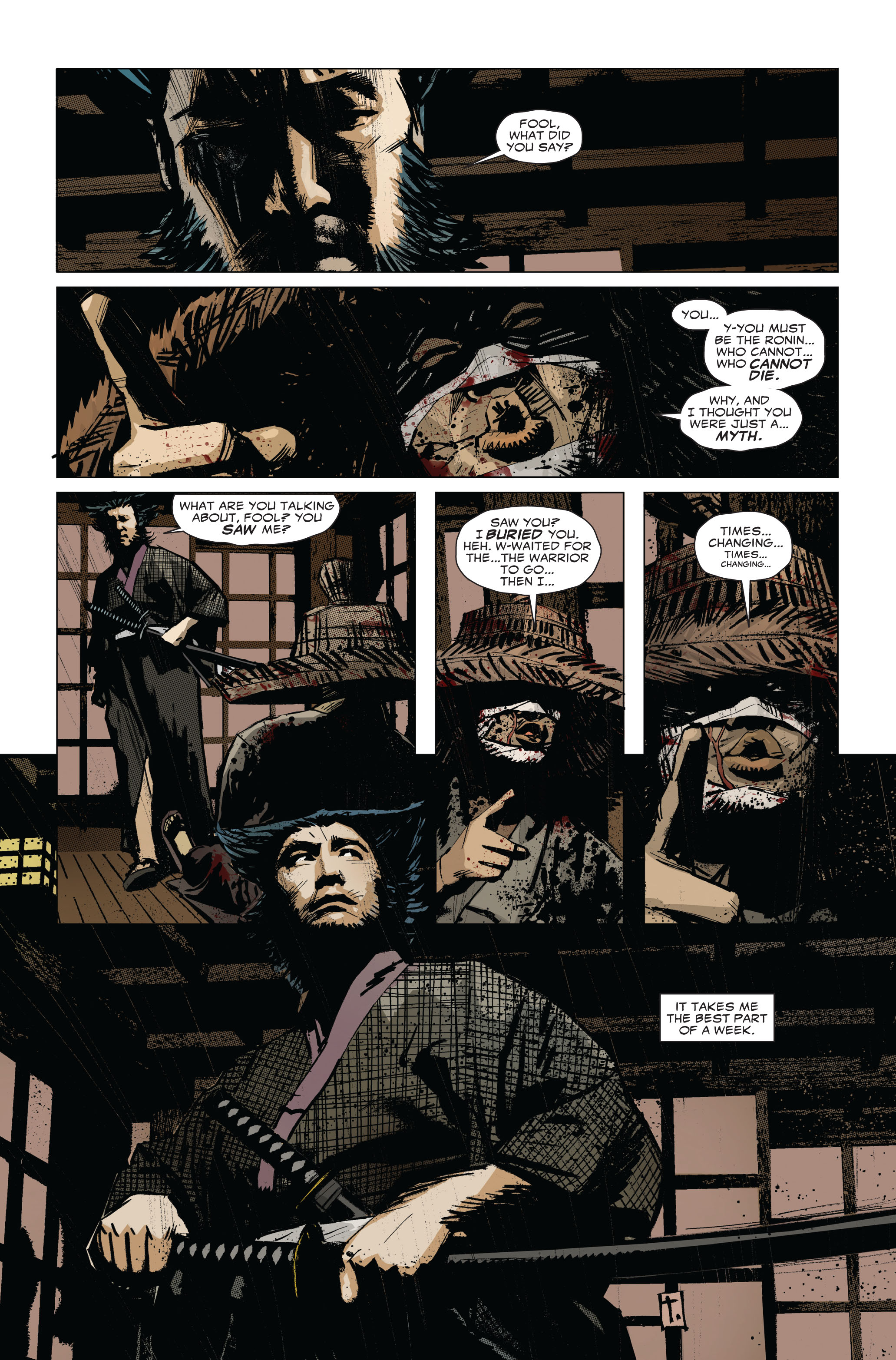 Read online 5 Ronin (2011) comic -  Issue #1 - 14